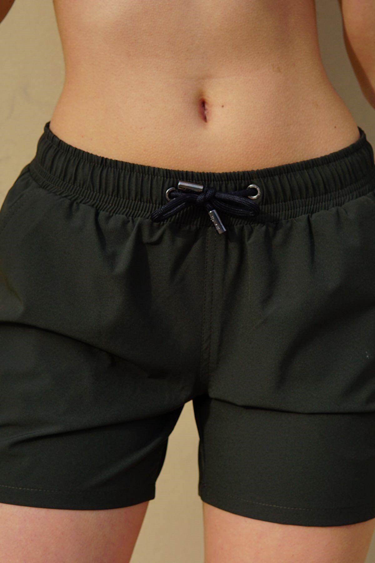 C&City-Damen Lycra Seeshorts C1813 Khaki 5