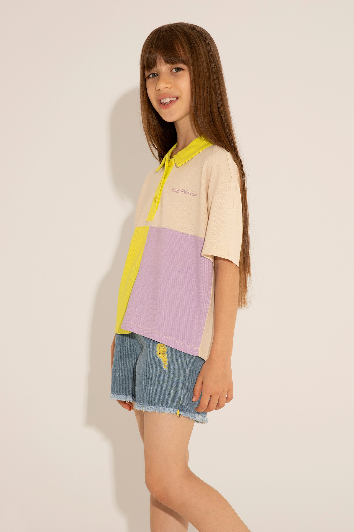 تی شرت دخترانه یو اس پولو | TYCE7E81C9BE5D8380 U.S. Polo Assn. - Image 2
