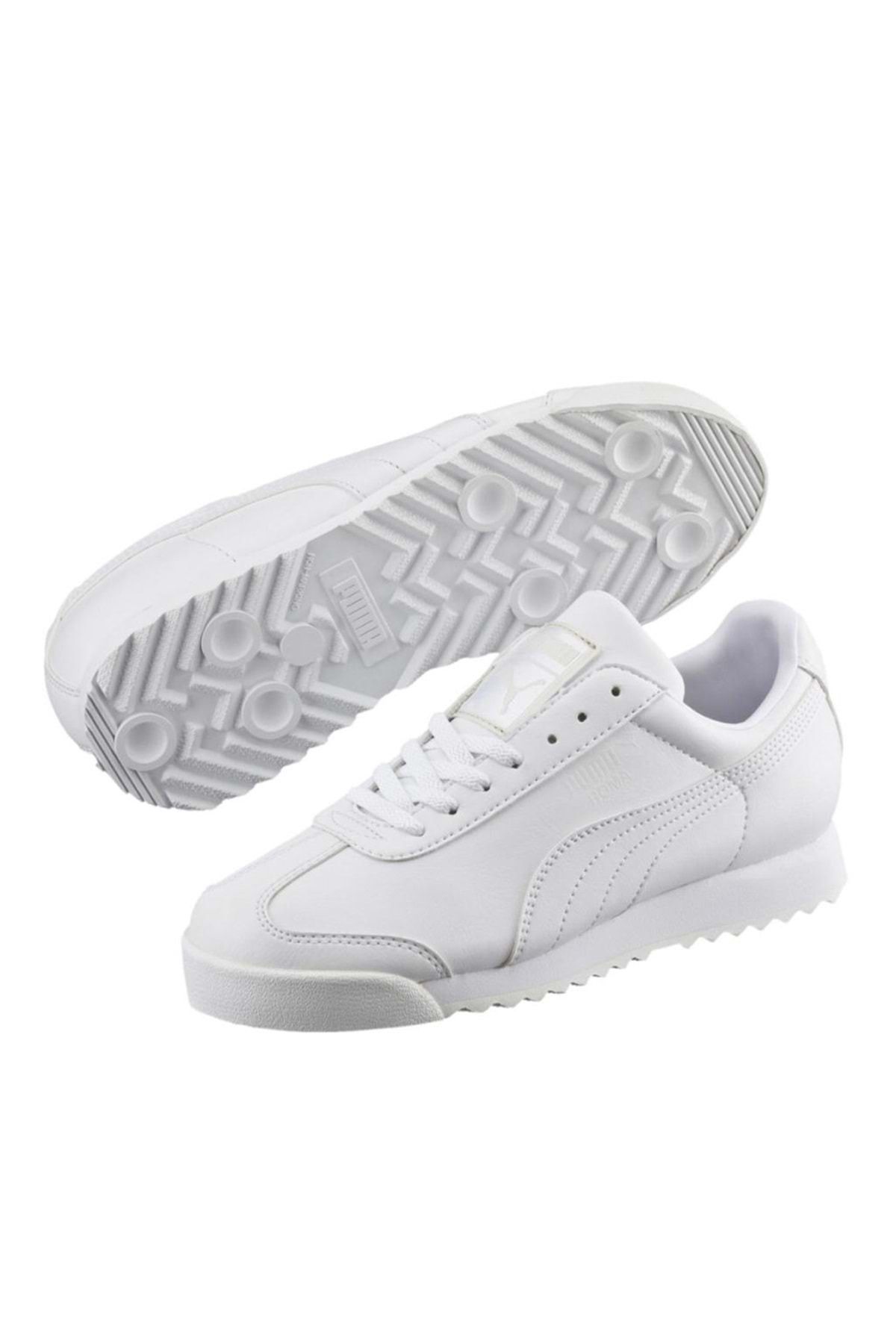 Puma Roma Basic 353572 21 Erkek Spor Ayakkab Beyaz Erkek Ayakkab