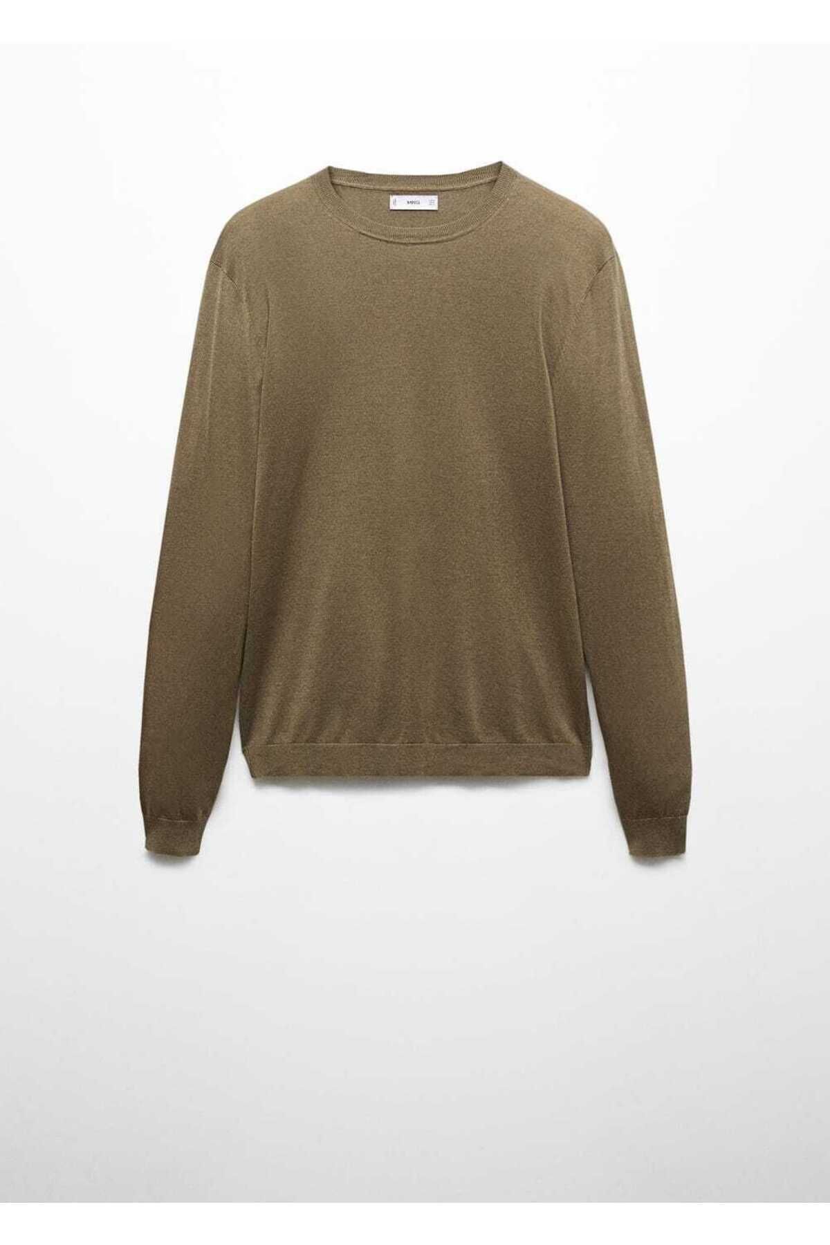 MANGO Man-Λεπτό πουλόβερ Silk Mulberry 3