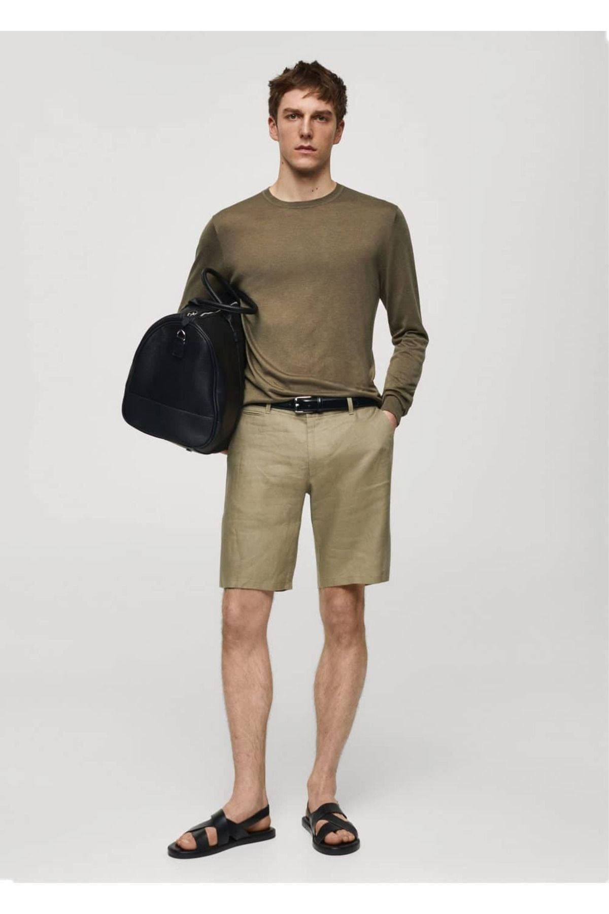 MANGO Man-Λεπτό πουλόβερ Silk Mulberry 2
