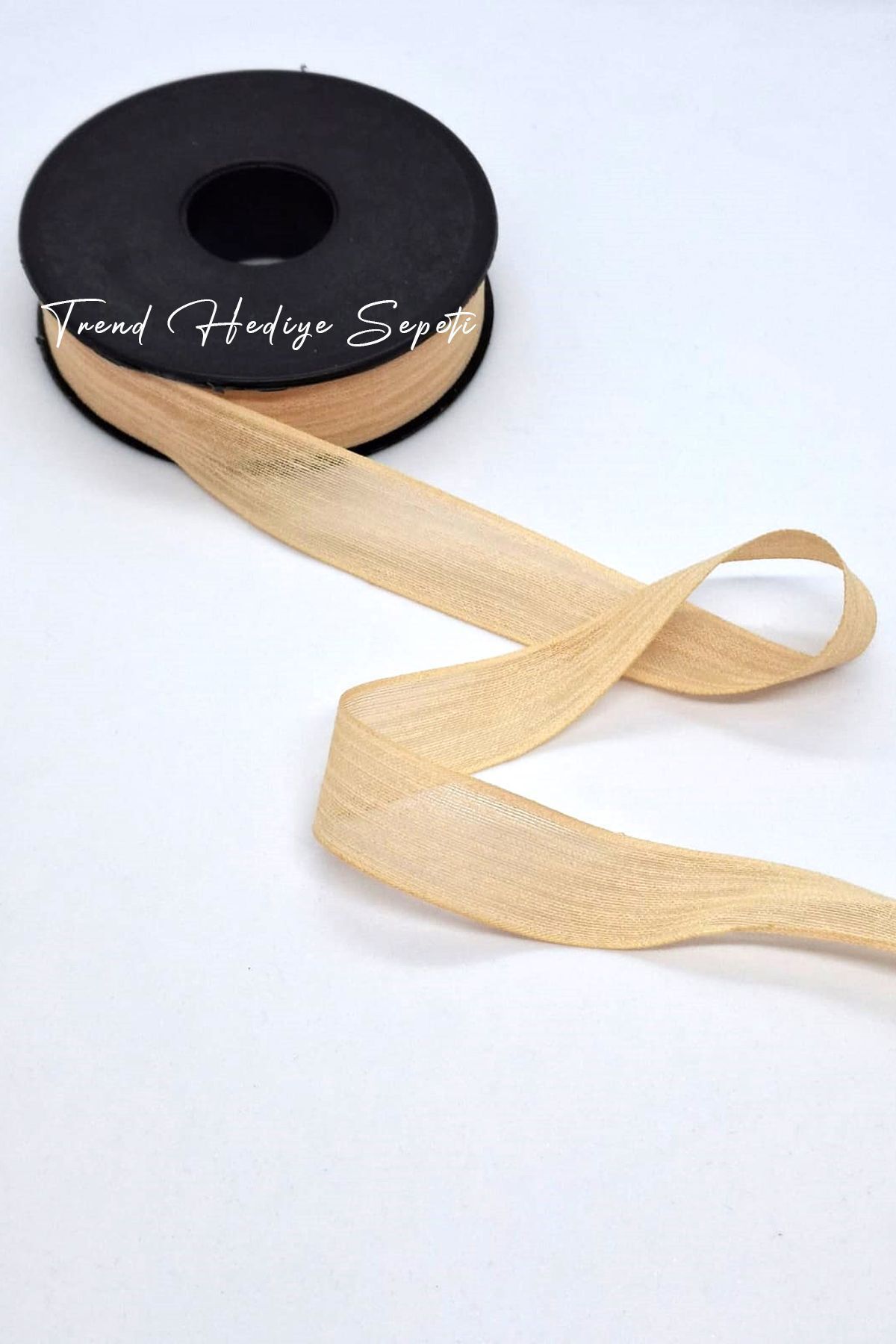 2.5 Cm 20 Meter Linen Ribbon Nopel , Dowry Chest , Wedding Candy Gift