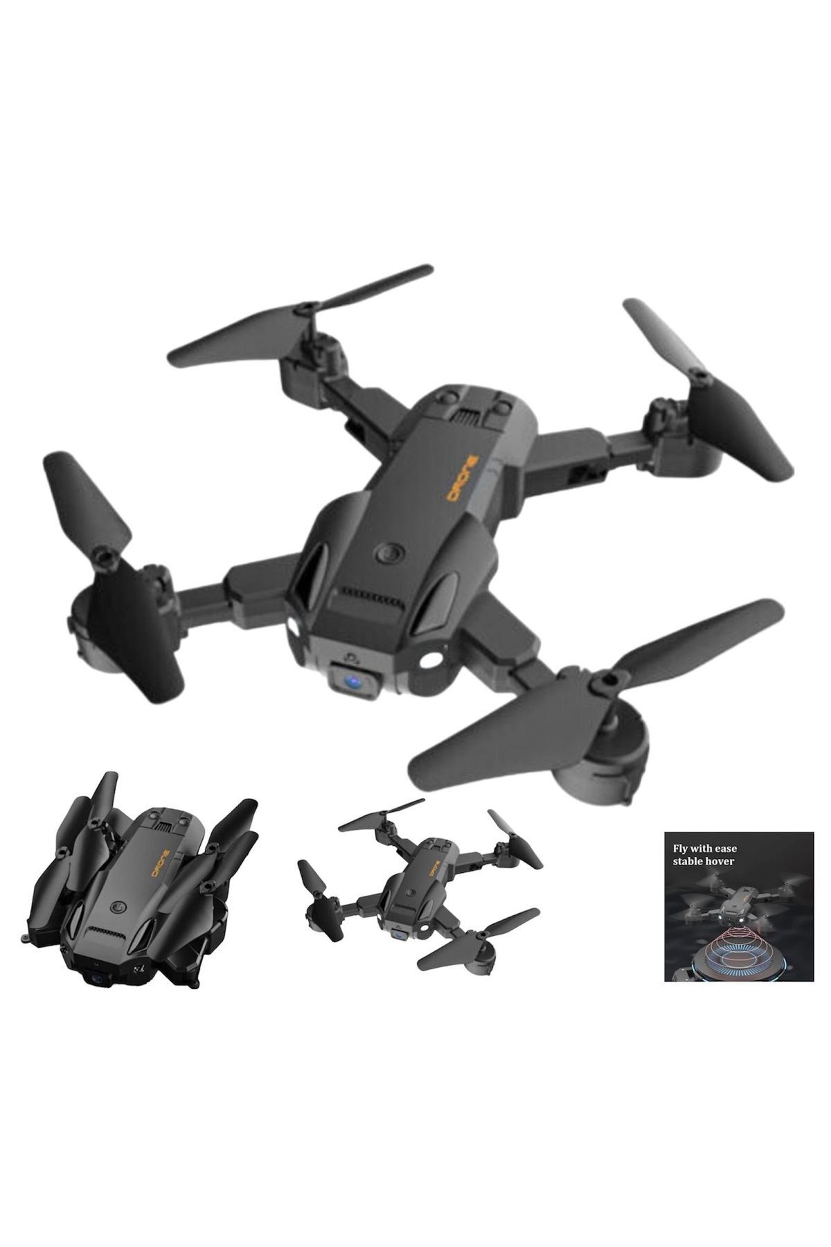 A-T AYZE-TRENDY S21 Astro Taşımalı Çantalı 720P  Telefon ile bağlantı Siyah Drone 28938