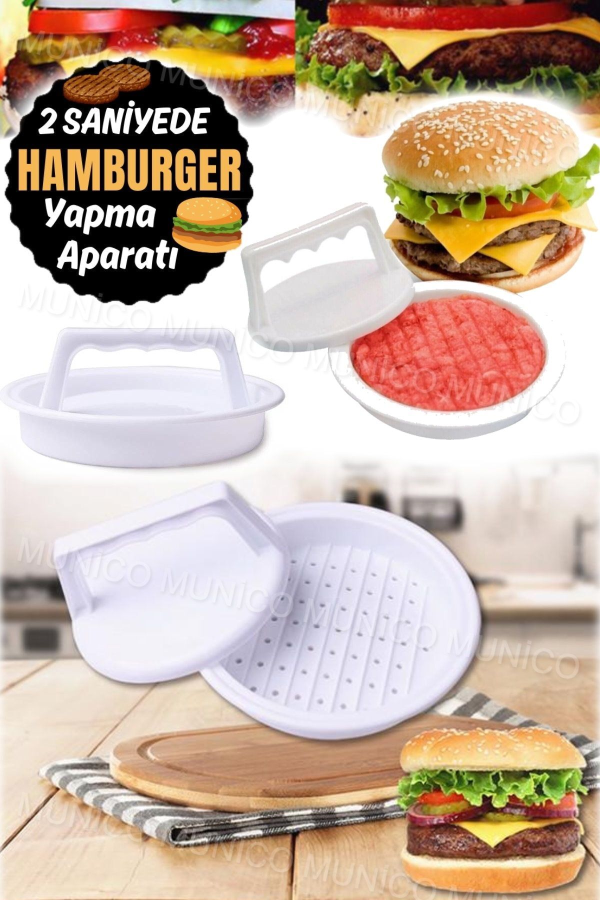 Practical Solution for Preparing Meatballs Providing Easy Cleaning and Comfortable Use with its Non-Stick Design