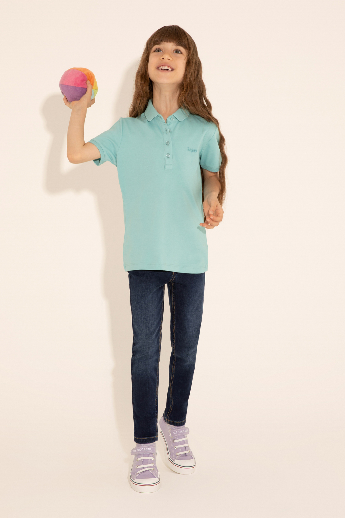 تی شرت دخترانه یو اس پولو | 984173 U.S. Polo Assn. - Image 2