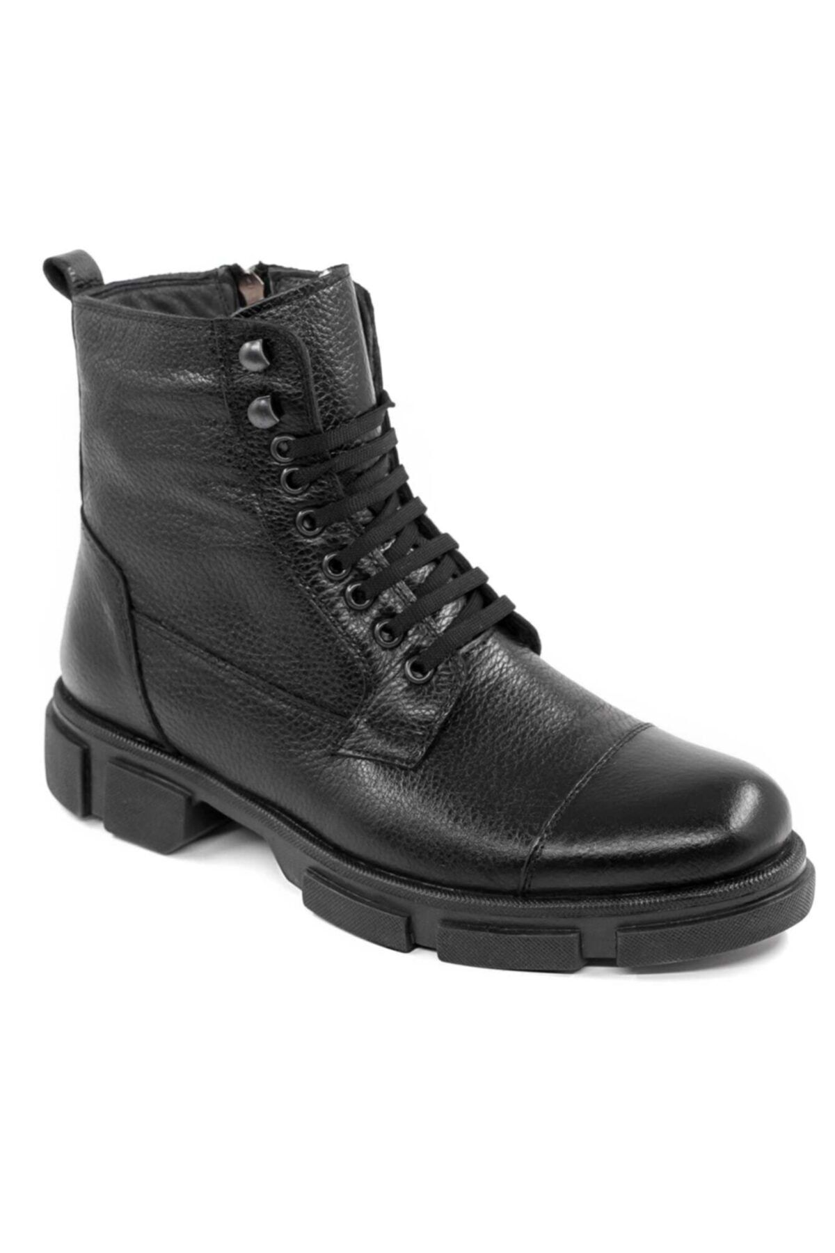 بوت مردانه مشکی Dr.Relax | PRA-4734463-029857 اورجینال - تصویر 3