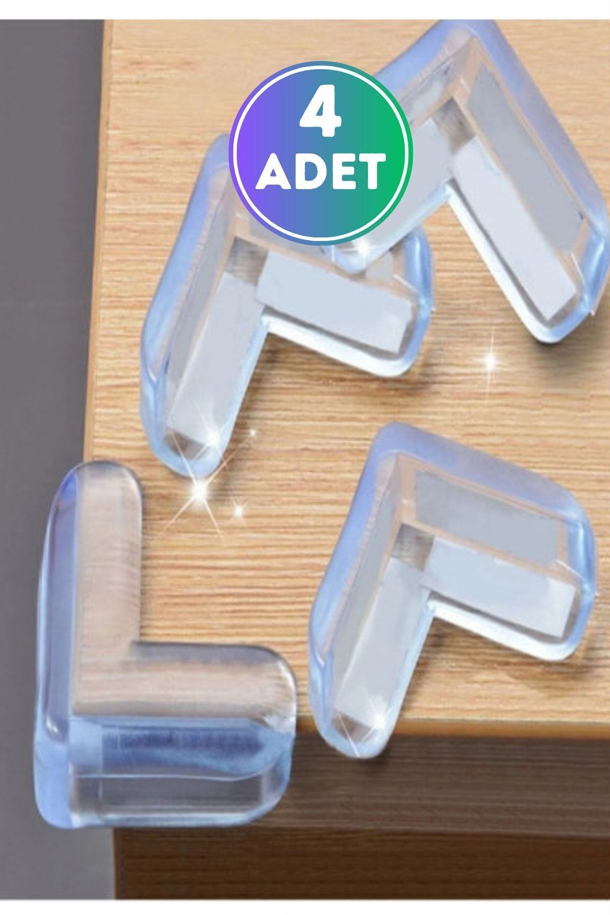 WAPPA 5 Çekmece Dolap Kilidi,4 Köşe Koruyucu, 6 Priz Koruyucu Kahve Çocuk Bebek Güvenlik Emniyet Seti, fotoğrafı 3 (önizleme)