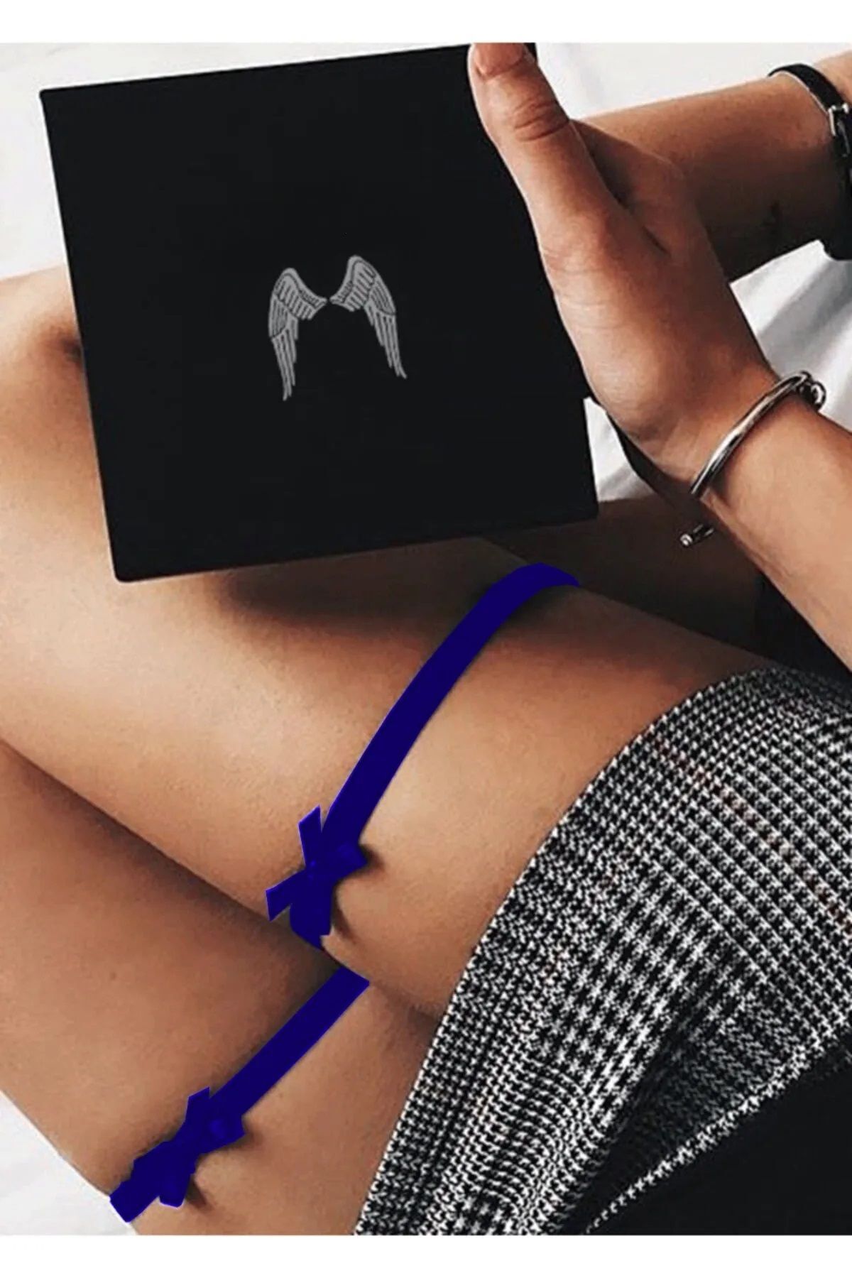 lovebox-Accesoriu pentru bandă pentru picioare, elastic, din catifea, la atingere mătăsoasă 4