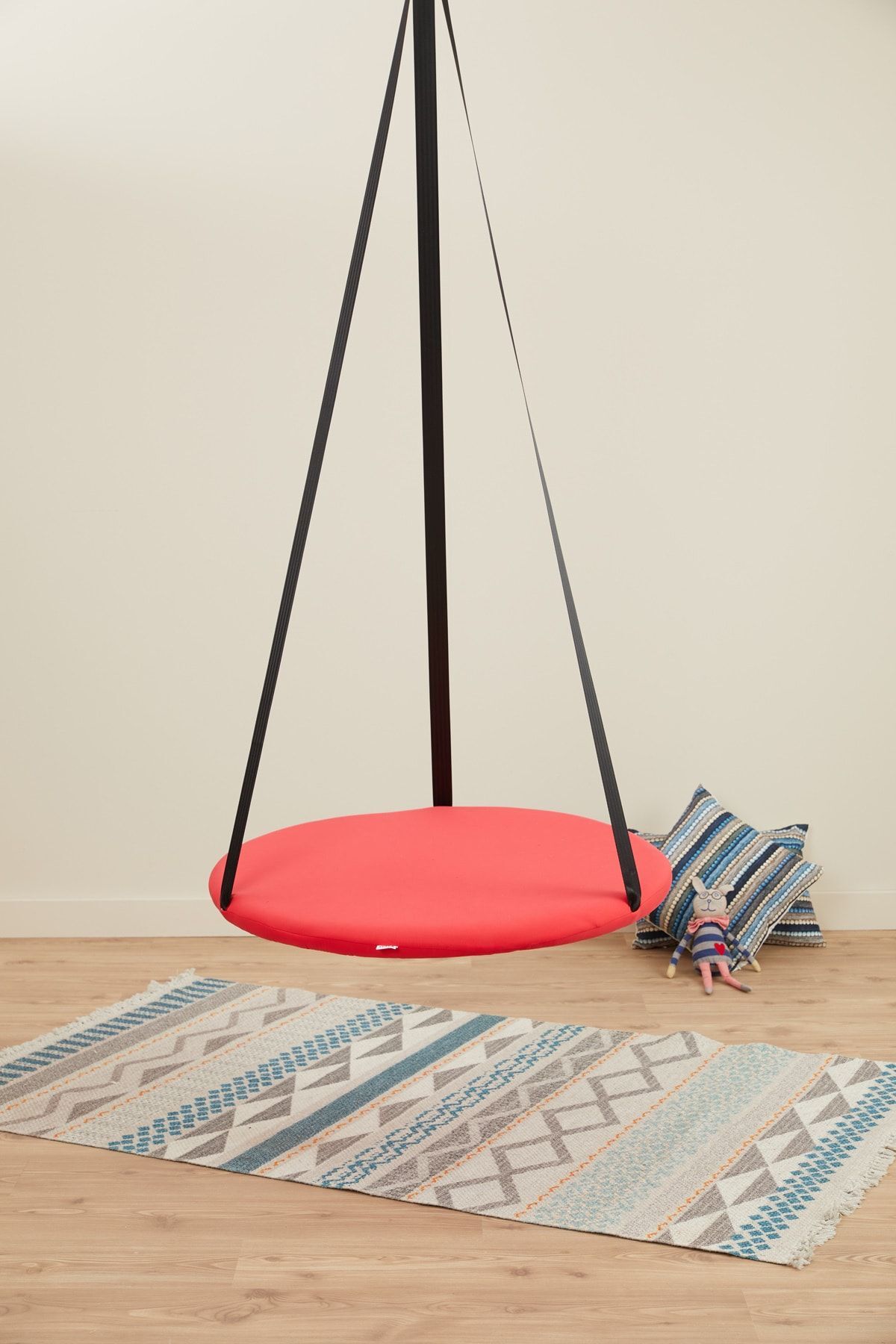 Svava Tadelle Salıncak Büyük Boy Tavana Asılan Kırmızı Salıncak fotoğrafı 2 (önizleme)