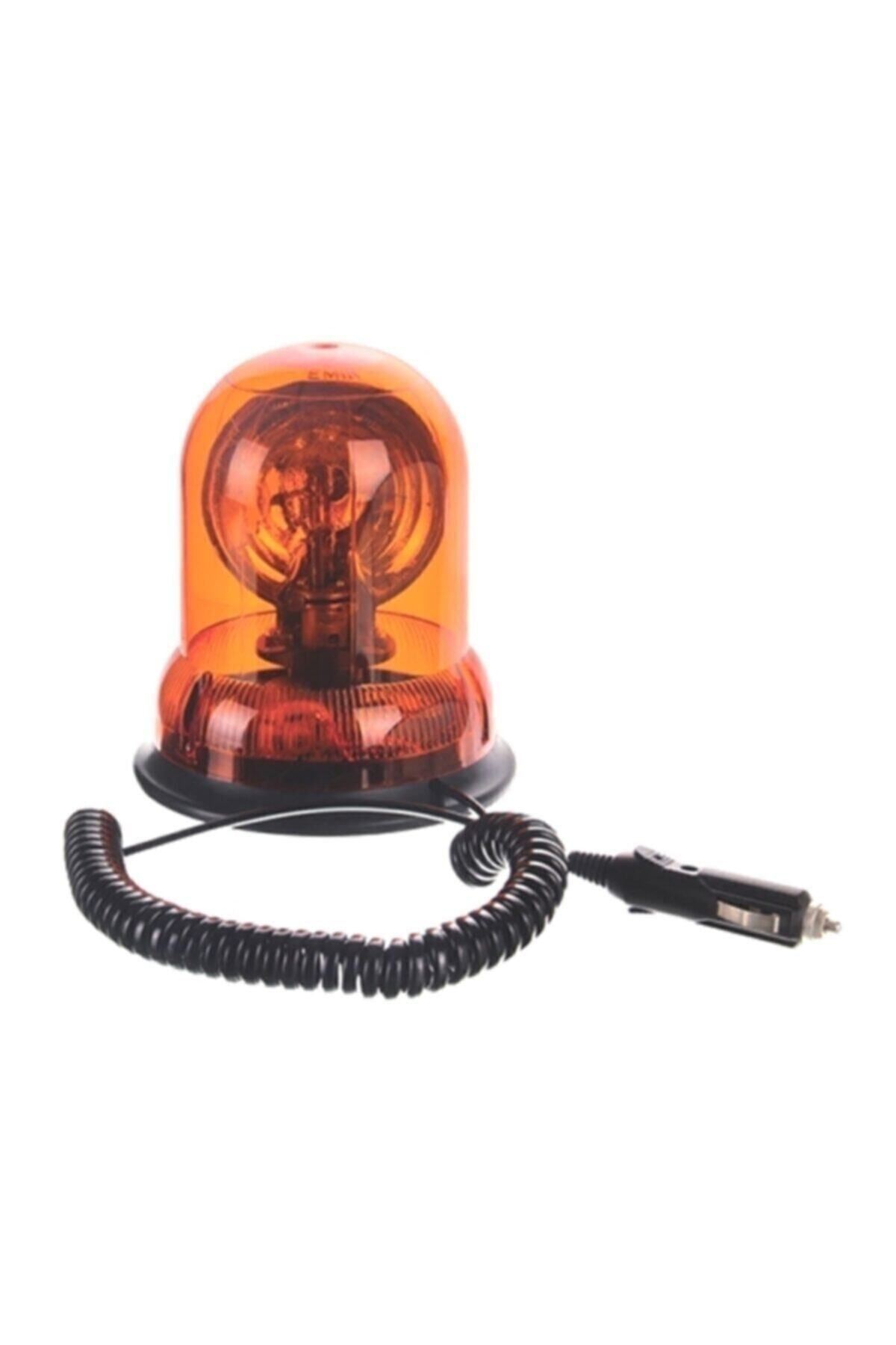 Genel Markalar Tepe Döner Lamba Mıknatıslı 12v-24v Sarı