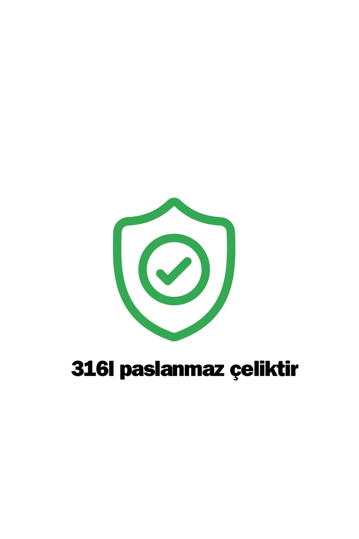 Luxury Steel Altın Kaplama Mineli Çelik Halhal 5