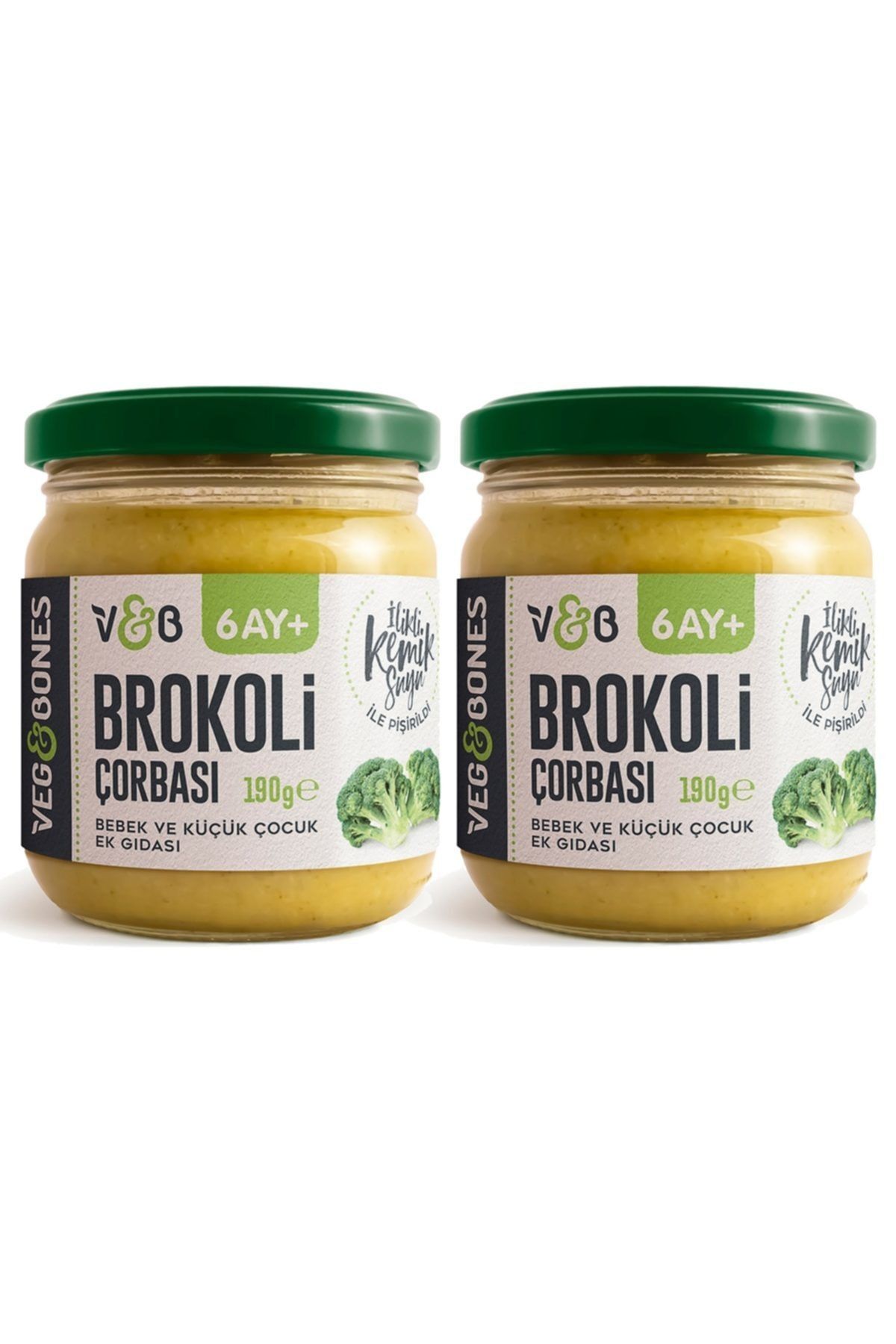 Veg&Bones Brokoli Çorbası 190 Gr 2'li Paket