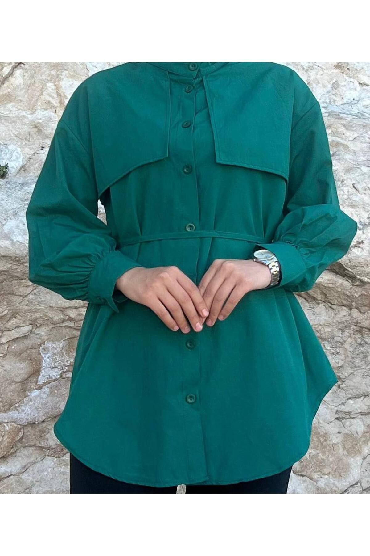 RÜZGARLIKLI BELİ BAĞCIKLI TUNİK