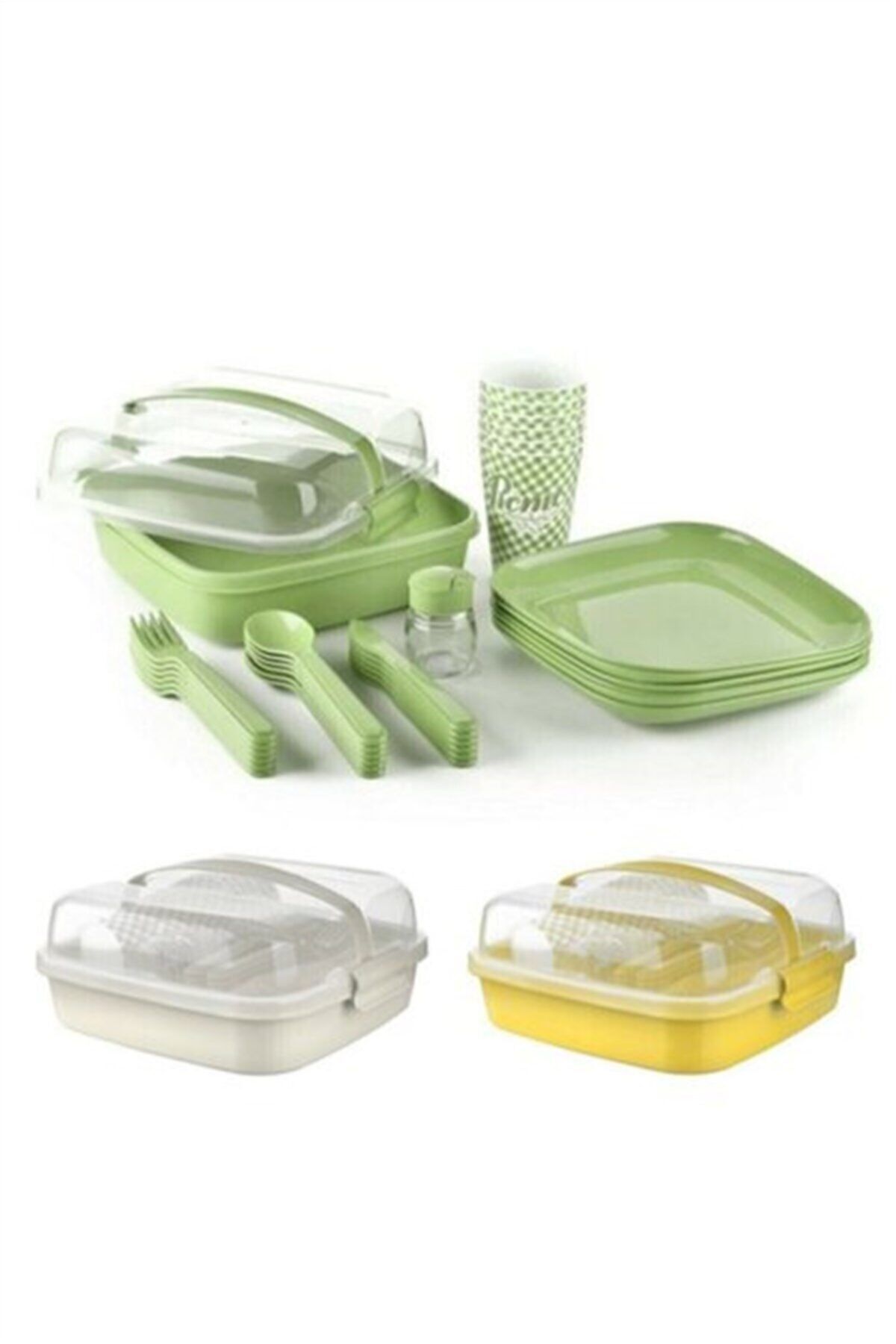 Titiz-White Picnic Set Picnic Set Multi-Purpose Picnic Set 2