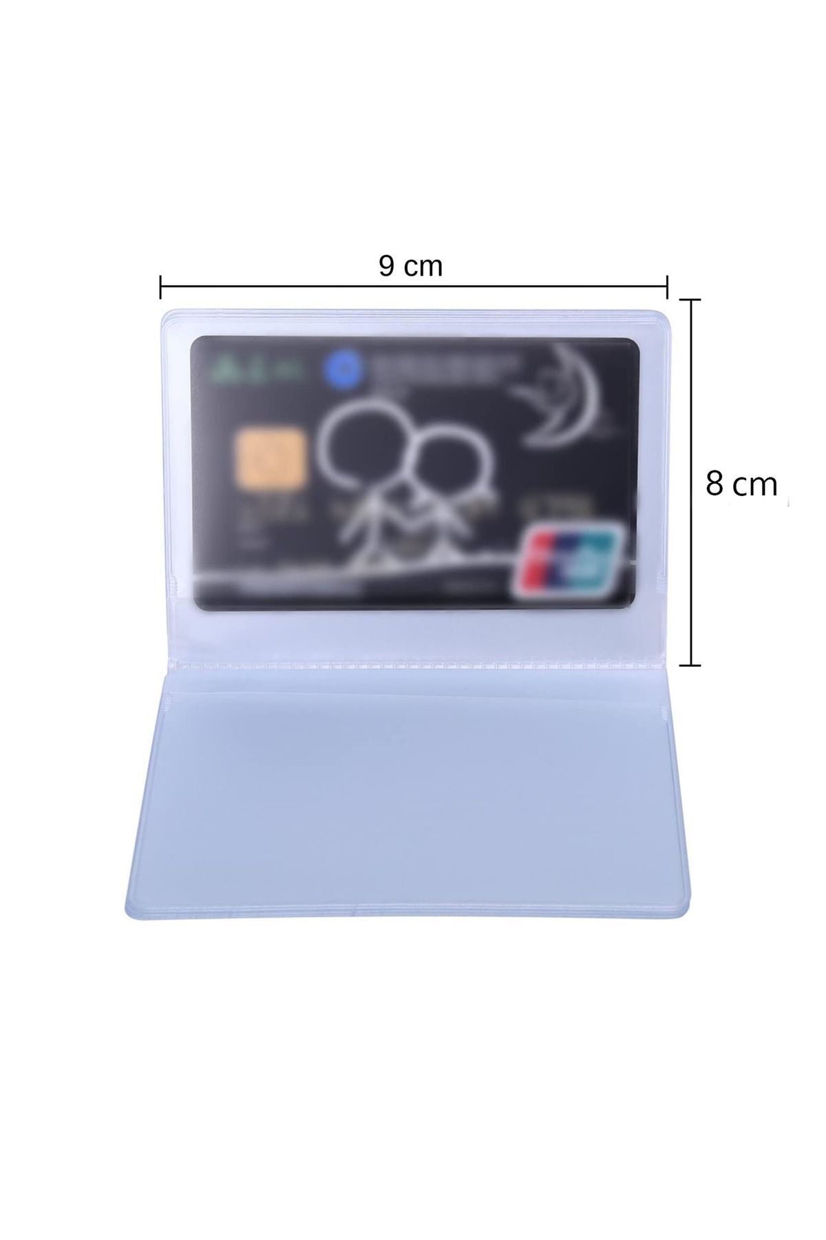 AiryFooT  Cüzdan İçi 10'lu Şeffaf Plastik Kartlık ( Dik ) - Görsel 5