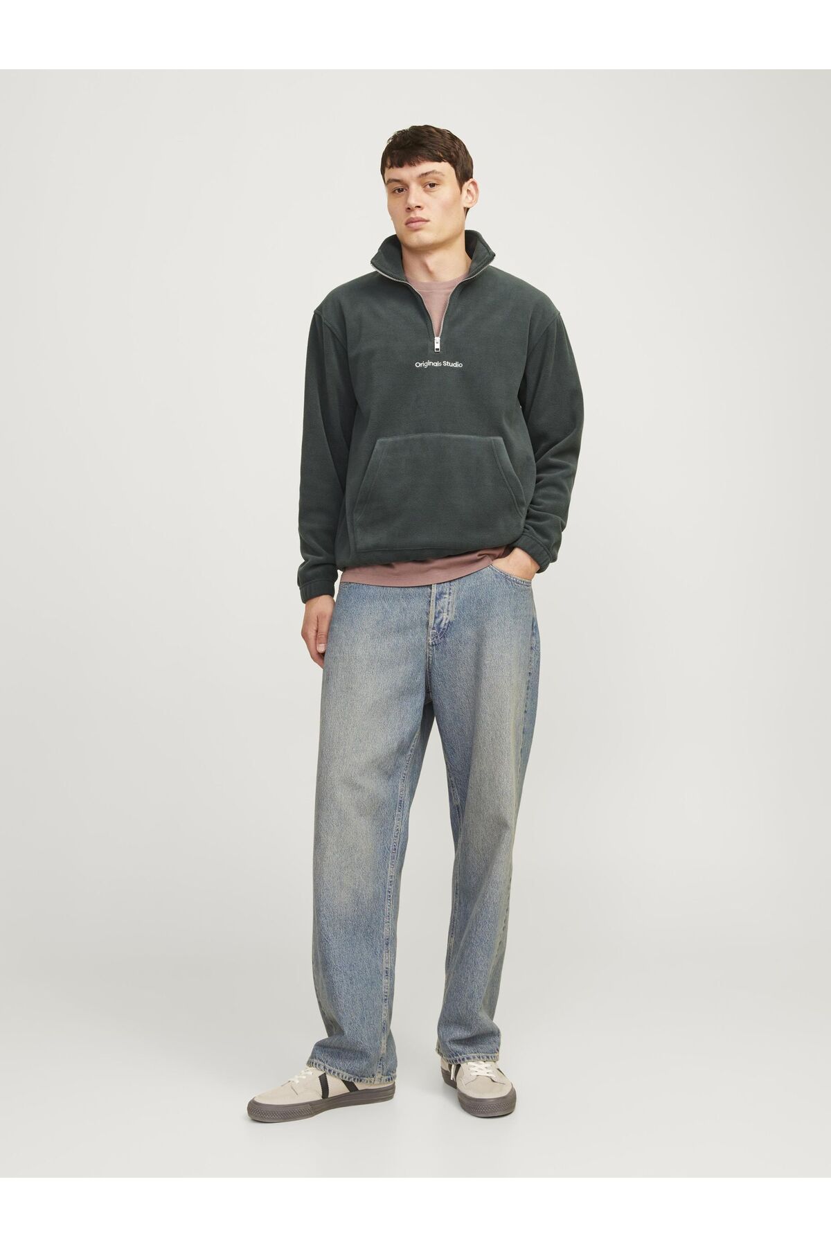 سویشرت مردانه راسته  آستین بلند | جک اند جونز Jack & Jones 12262981 - تصویر 4