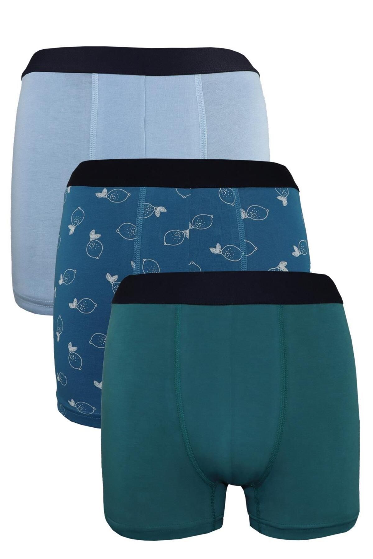 Alaturka-Ανδρικό Boxer Mixed Color 3 Pack Σετ -bxr2000 1