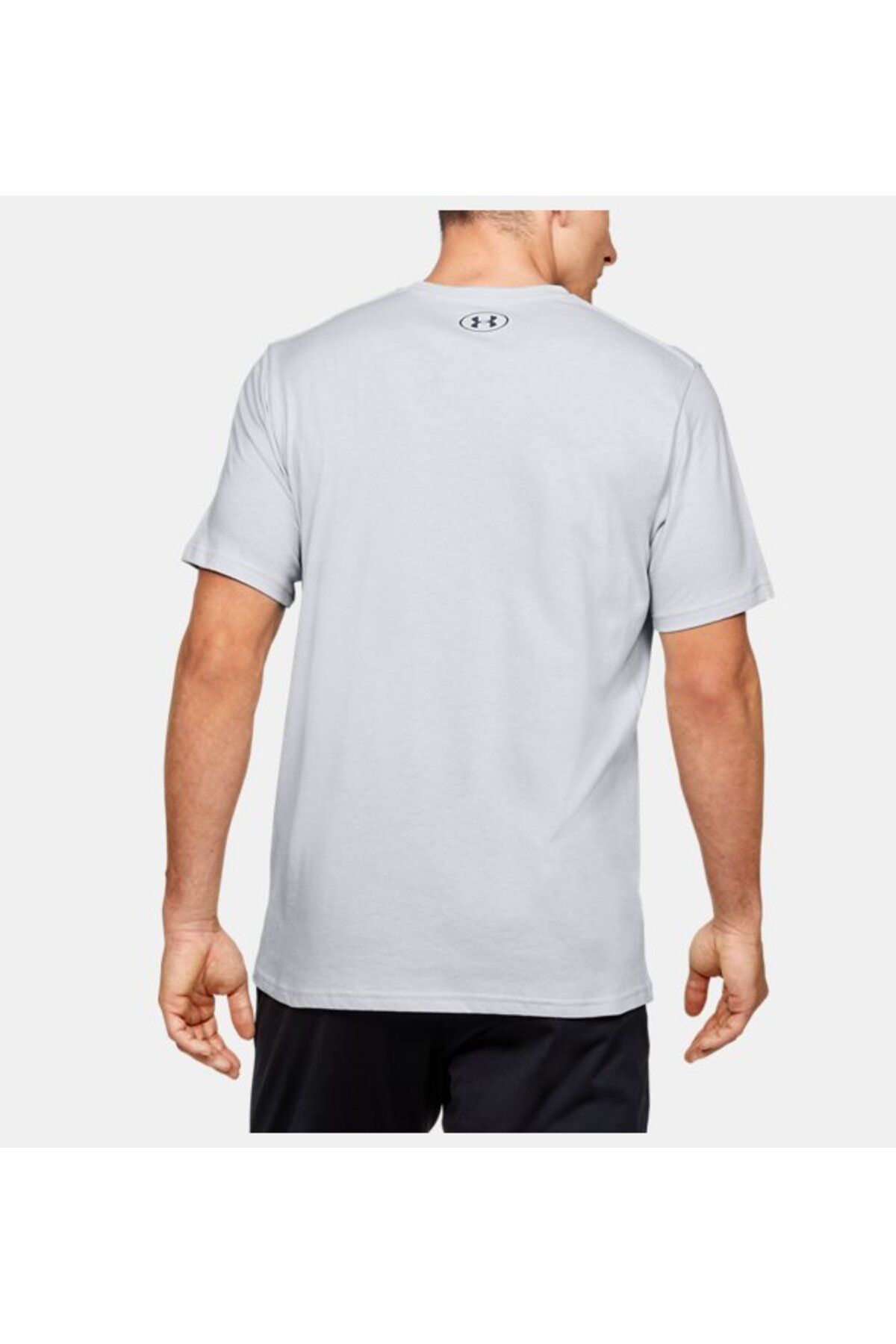 تی شرت ورزشی خاکستری مردانه آستین کوتاه ورزشیTYLE BOXED UA 1329581 014 Under Armour