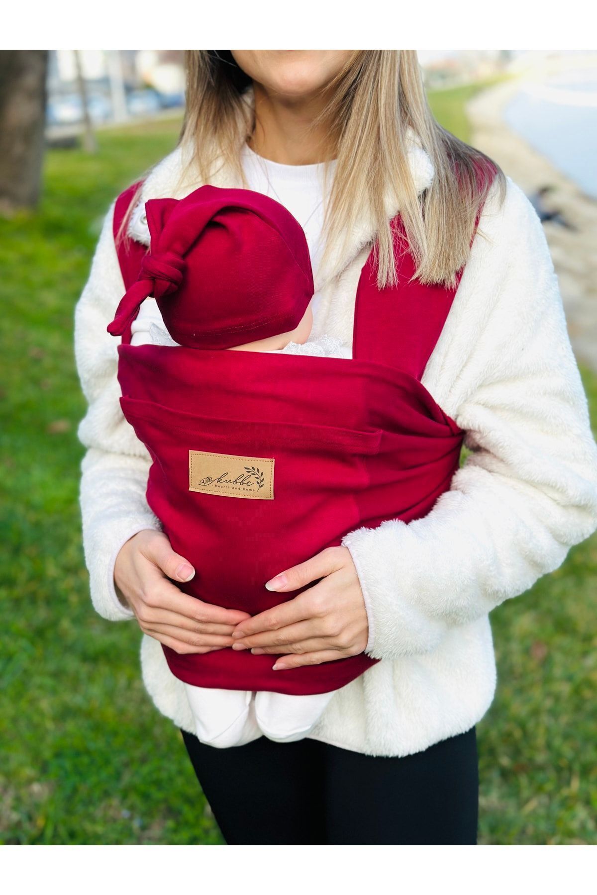 kubbe Anakucağı Cepli Bebek Taşıma Şalı, Bebek Askısı Sling