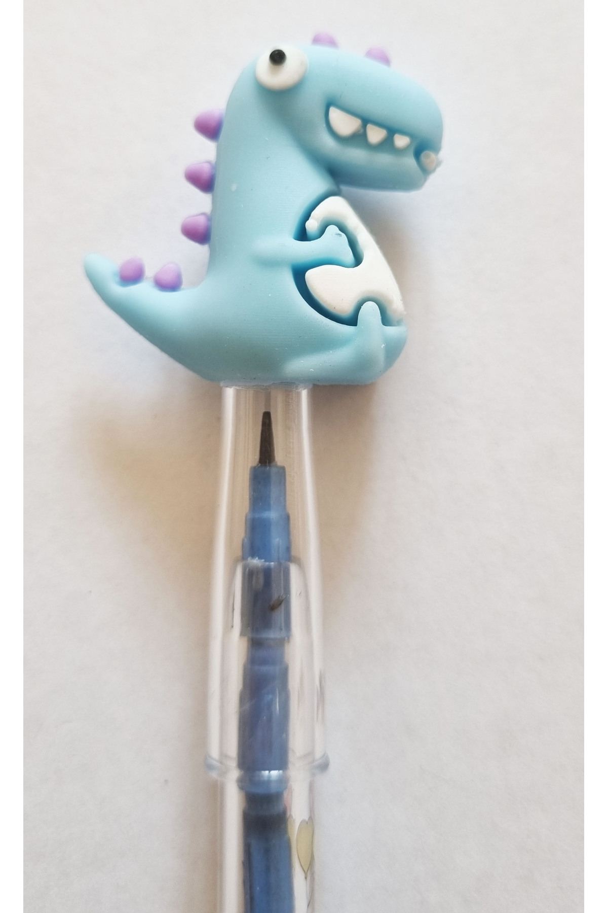 Modellino Dinozor Başlı Yumurtlayan Geçmeli Kurşun Kalem - Gövde Rengi Seçmeli 1 Adet