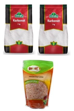 3'lü Set Karbonat 2 kg + Bağdat Baharat Himalaya Tuzu 1 kg arfkrbnt2bgdthima1