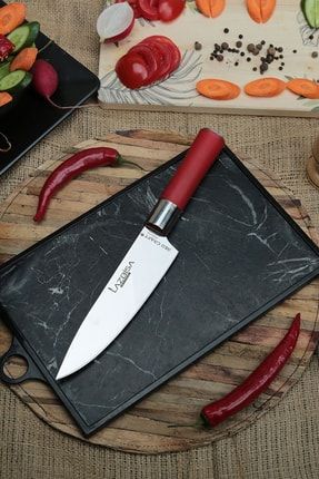 Mutfak Bıçak Seti Et Sebze Ekmek Meyve Şef Bıçağı Red Craft Serisi (NO:2) Şef16