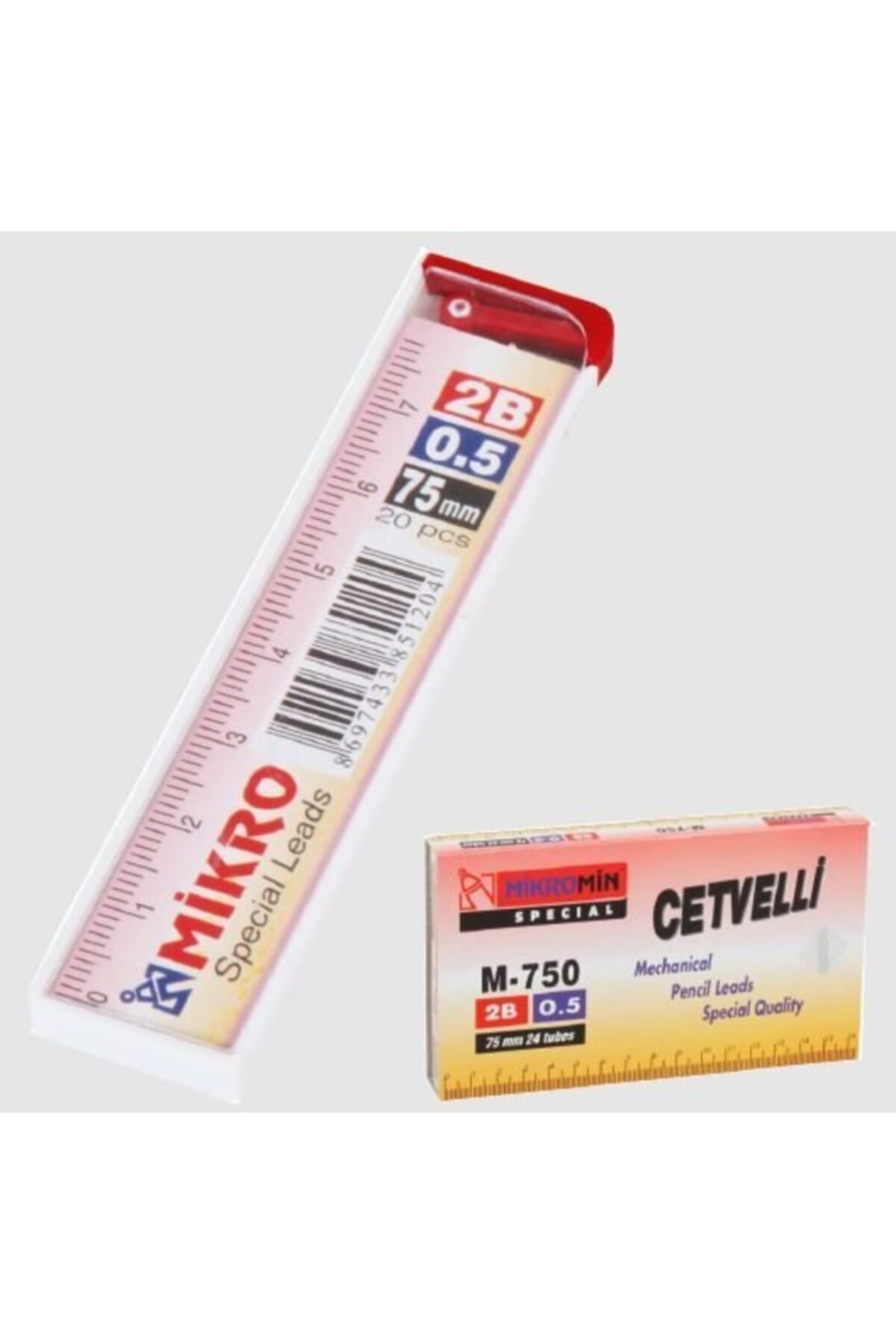 Mikro Min Cetvelli Versatil Kalem Ucu 2b 24 Lü Kutu 75 Mm 0.5 Mm 8697433851211