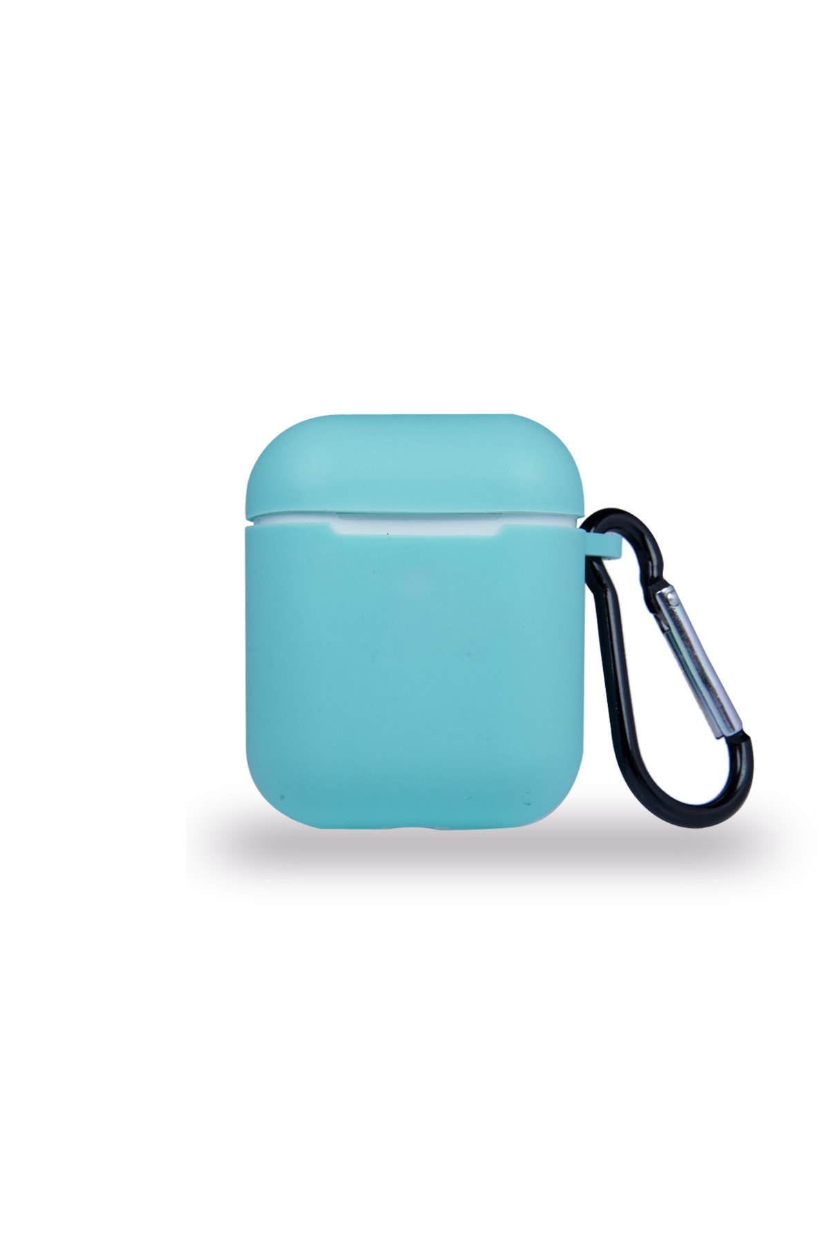 Apple Airpods Renkli ve Askılı Silikon Kılıf - Su Yeşili