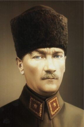 Atatürk Posteri 70x105cm Rashel Kumaş ATA016
