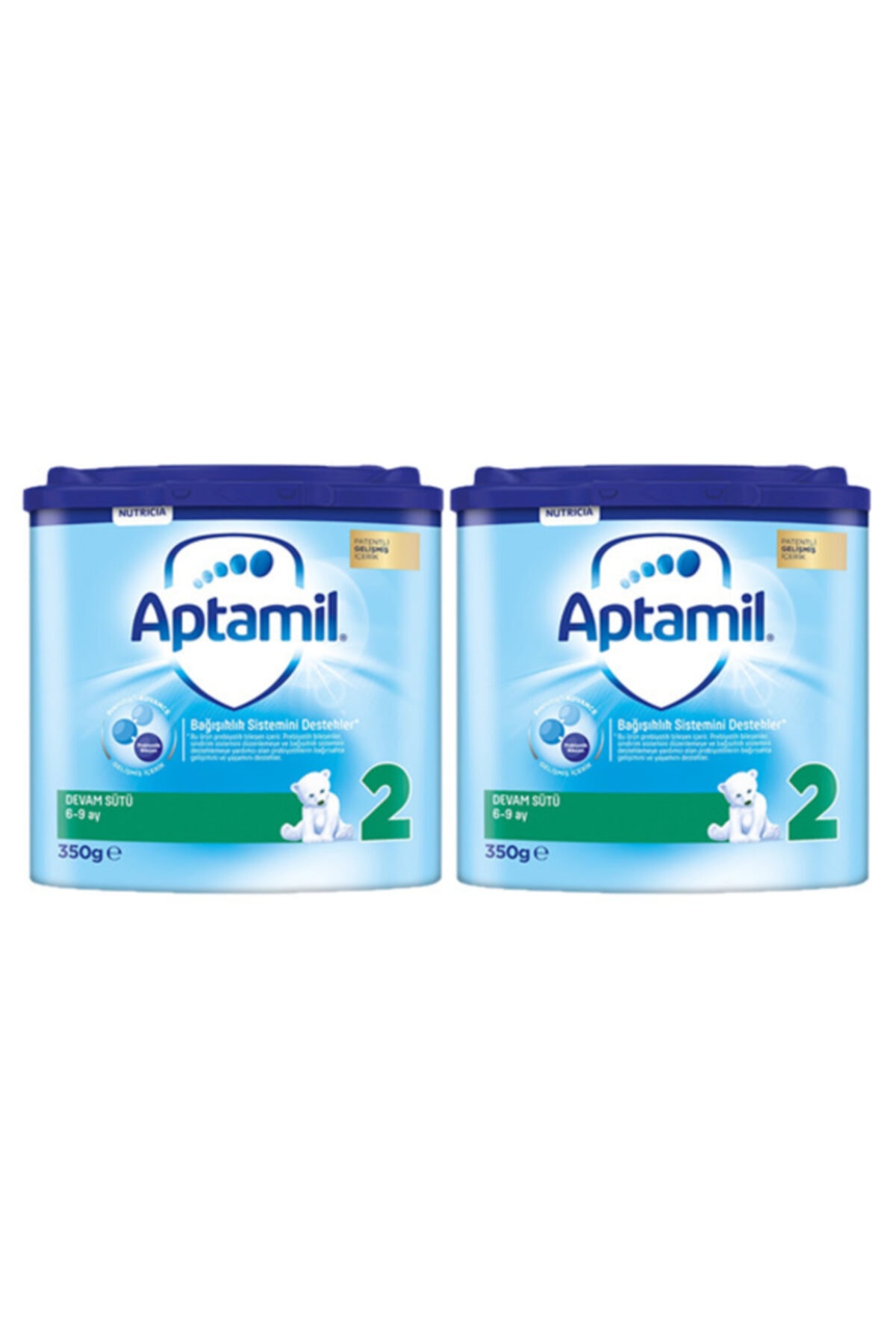 Aptamil 2 Devam Sütü 350 gr 6-9 Ay Akıllı Kutu X 2 Adet