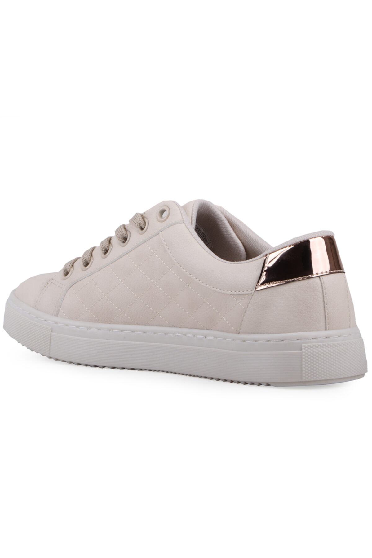 بژ - کفش U.S. Polo Assn. یو اس پولو کفش زنانه بند دار آمریکایی Polo Assn Tiggy اورجینال - تصویر 2