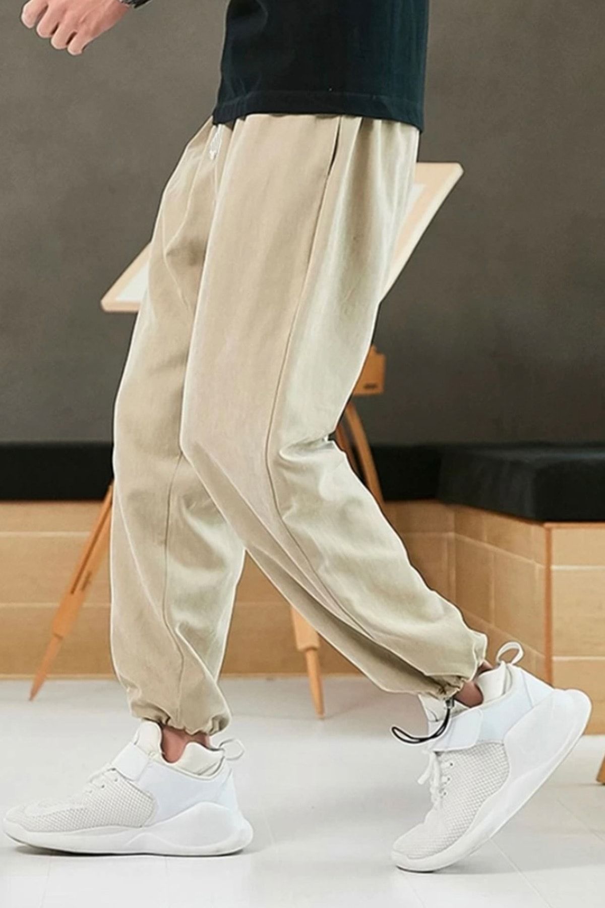 Cream tracksuit pants sales