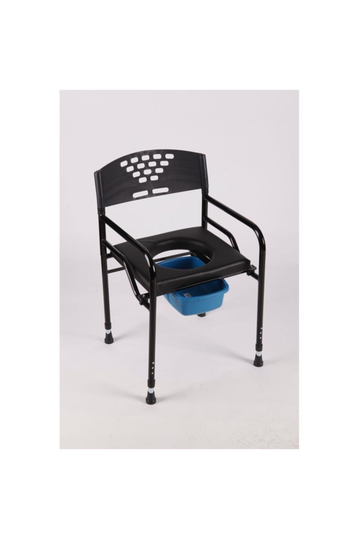 Genel Markalar Yumuşak Derili Deri Döşemeli Hasta Klozeti Katlanabilir