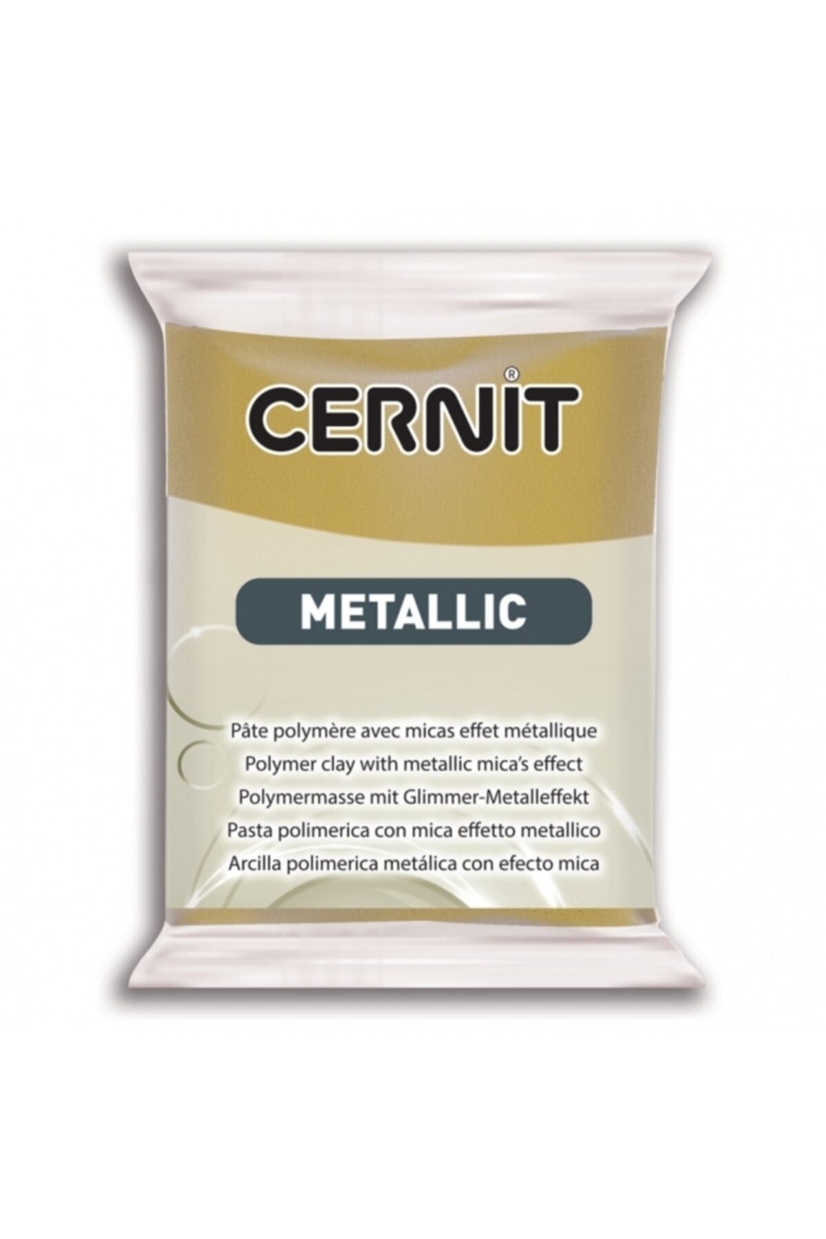 Cernit Metallic Polimer Kil 56g 055 Antique Gold