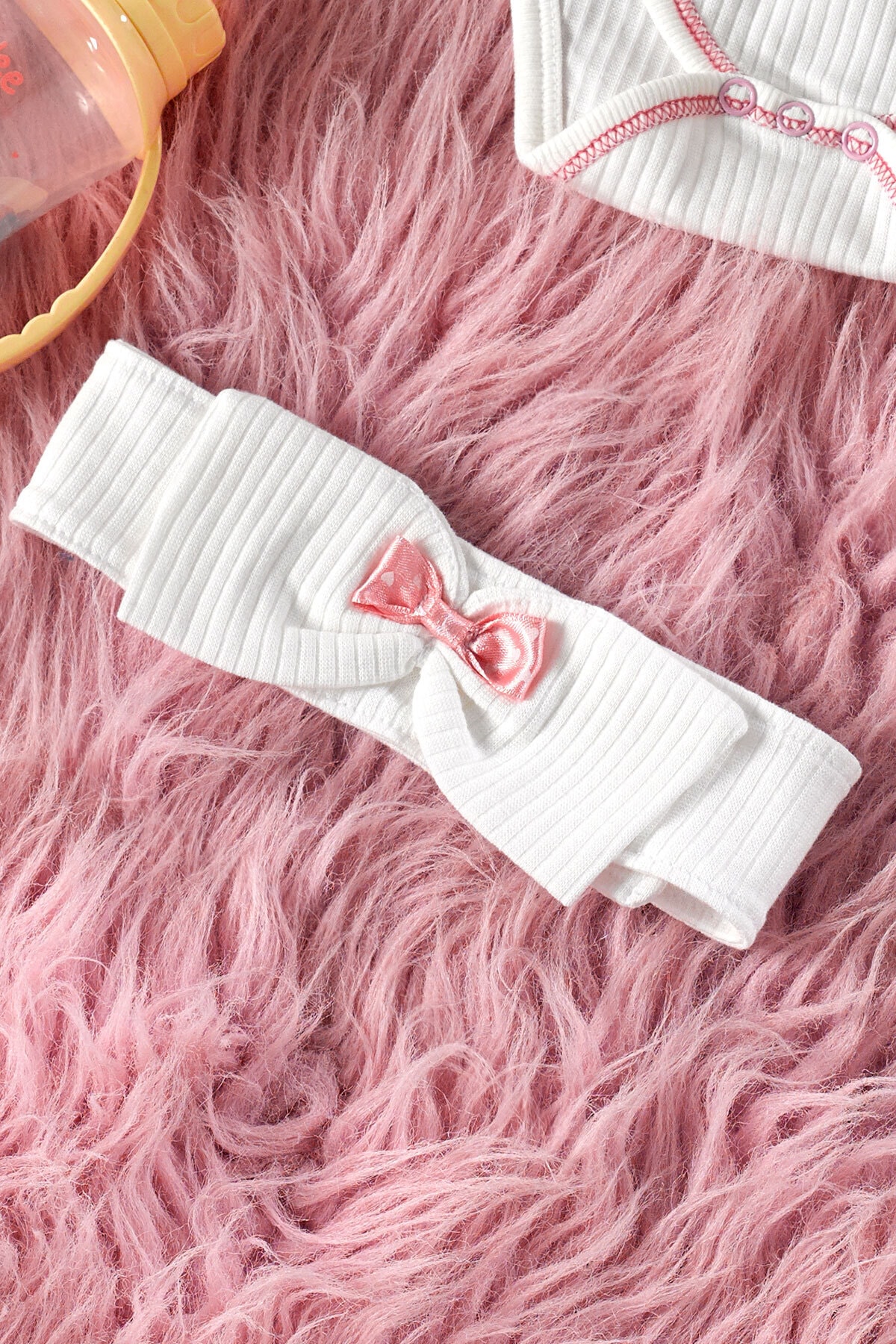 بادی نوزادی دخترانه سفید Salvia Dione | SLV1012 اورجینال - تصویر 2