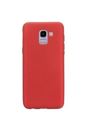 Samsung Galaxy J6 Kılıf Silikon Premier Kırmızı j6prmyr