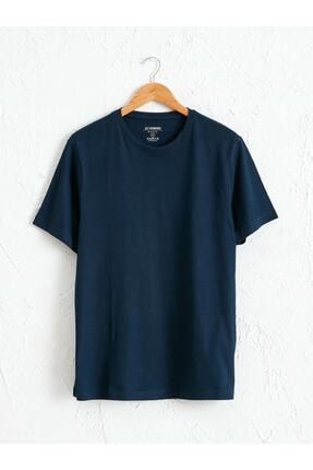 Erkek Lacivert T-shirt S10201Z8