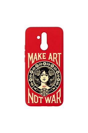 Huawei Mate 20 Lite Lansman Make Art Not War Desenli Telefon Kılıfı MATE20LTLN-make