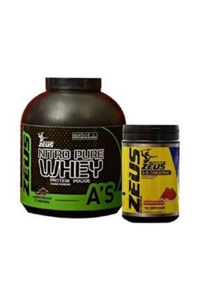 Pure Whey Protein Tozu 2273gr Çikolata -zeus Nutrition Creatine 500 Gr WDR8-560