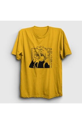 Unisex Sarı Killua Anime Hunter X Hunter T-shirt 238733tt