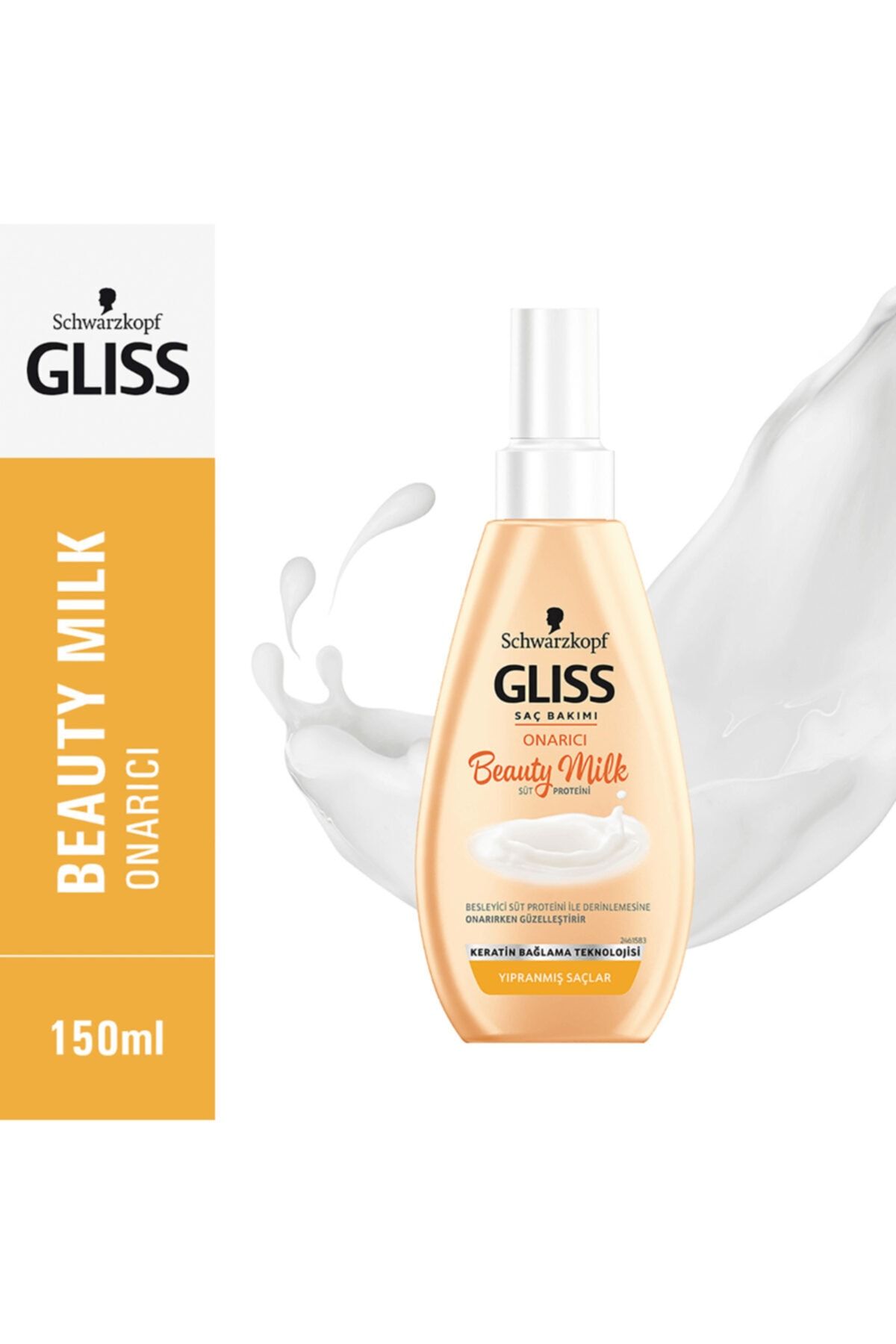 Gliss مراقبت موی ترمیم‌کننده با شیر 150 میلی‌لیتر