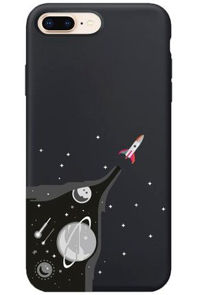 Iphone 8 Plus Lansman Roket Desenli Telefon Kılıfı IP8PLN-246