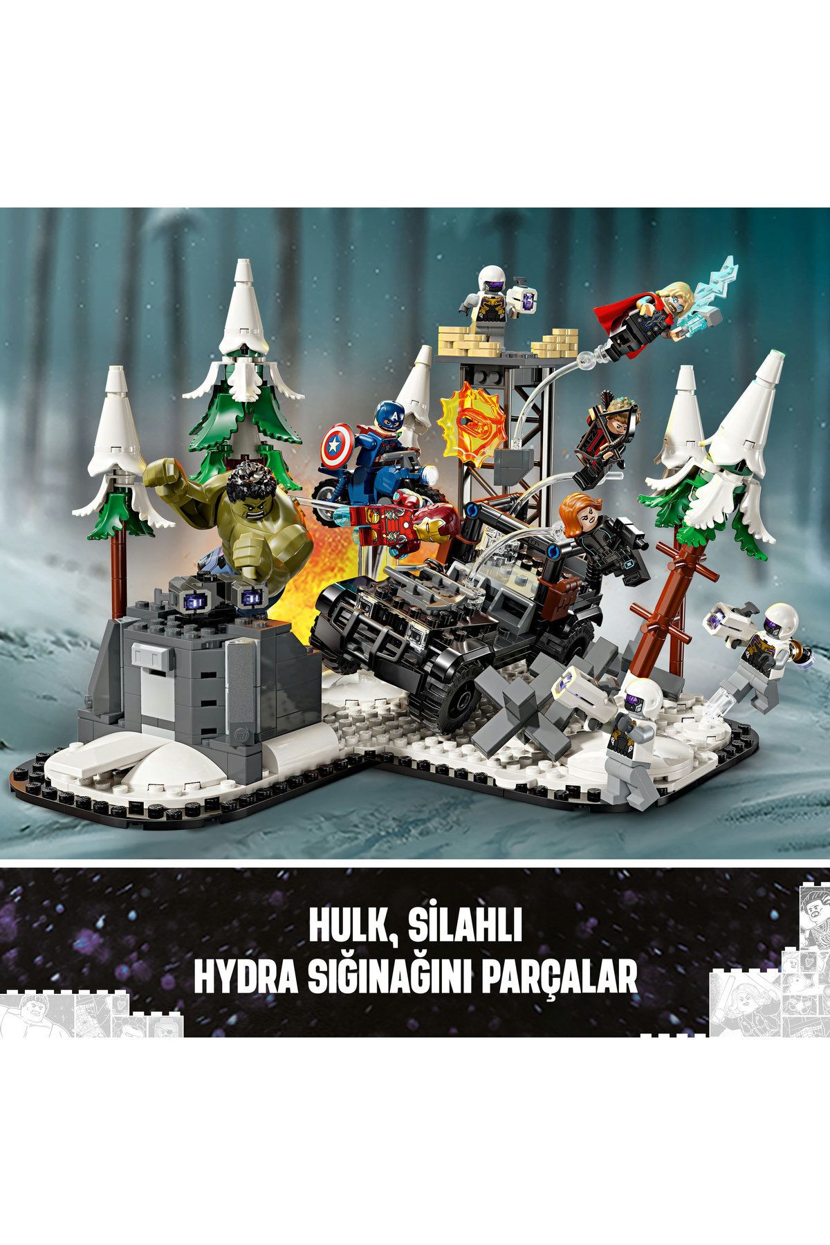 لگو® مارول انتقام‌جویان: مجموعه مونتاژ انتقام‌جویان  LEGO