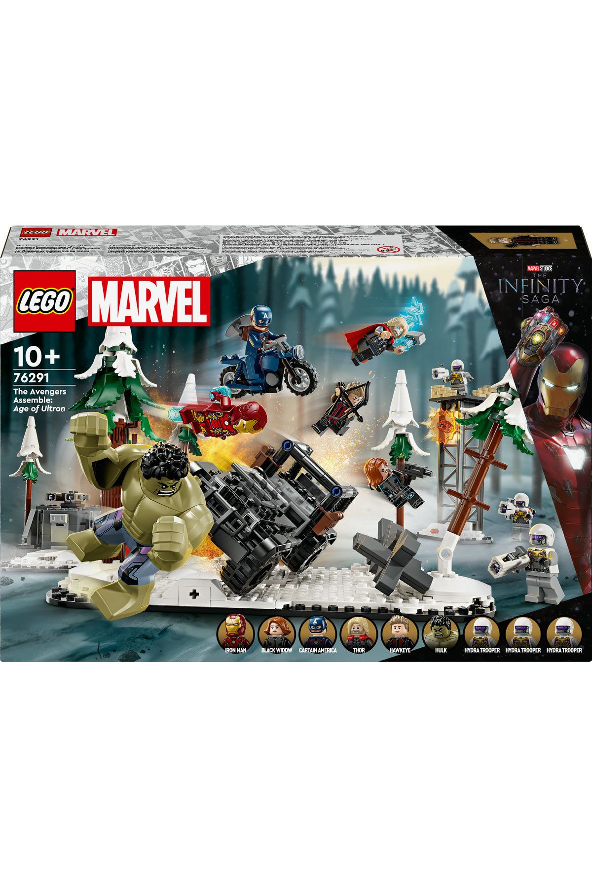Ultron iron man hulk avengers super hero lego set 2025
