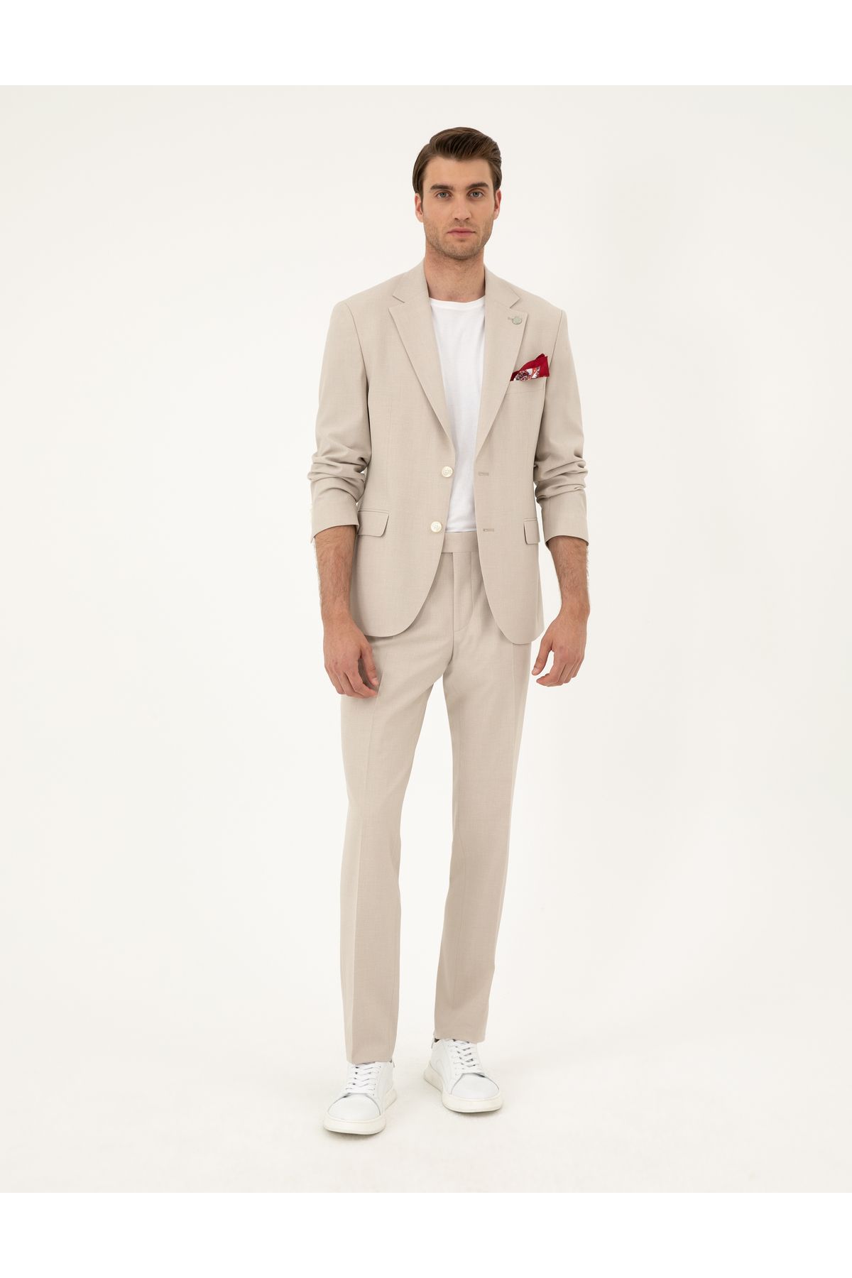 costume bej slim fit 50288787 vr011