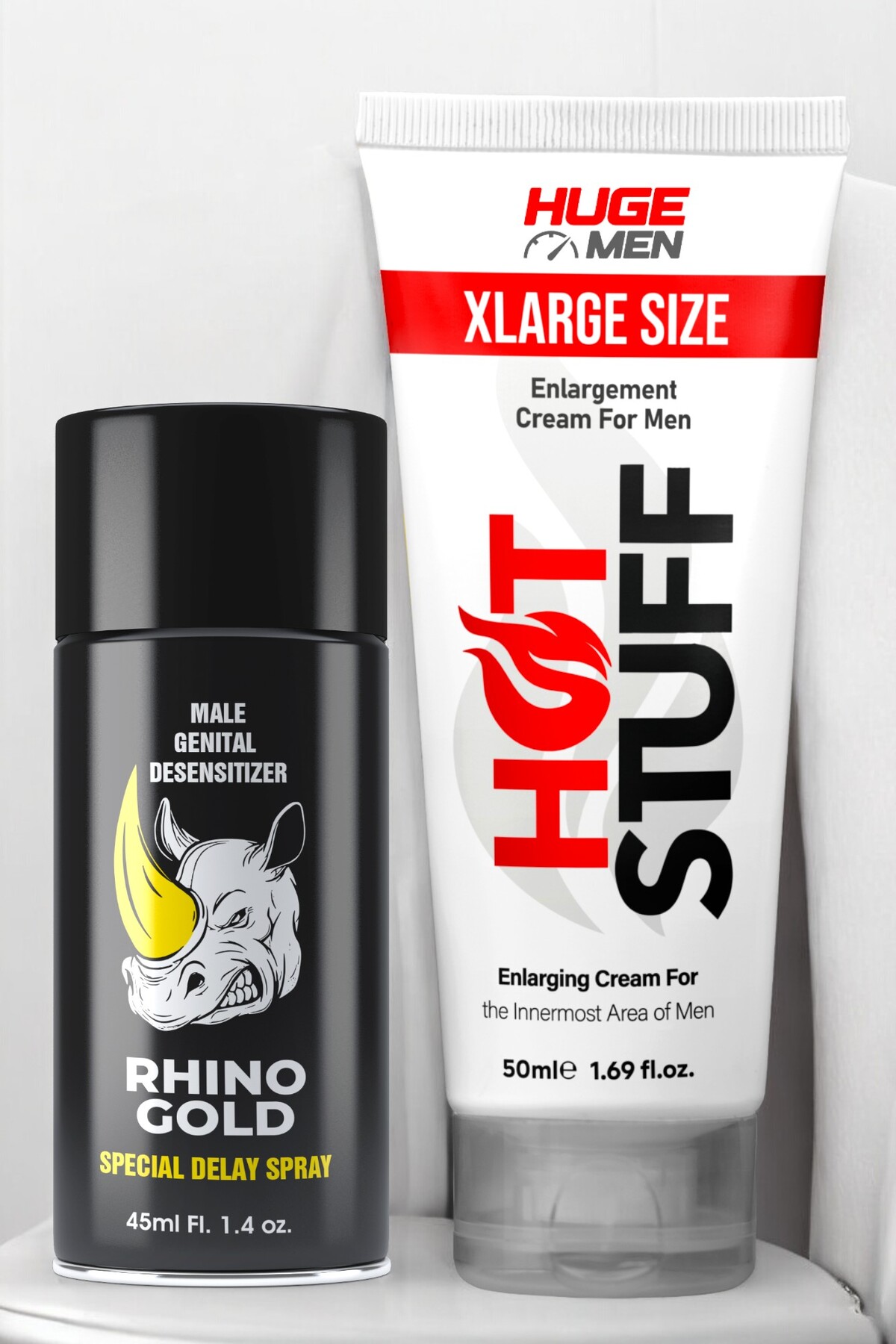 50ml Büyütücülü Krem ve 45ml Uzun Deneyim Sprey ile Hazzınızı Arttırın
