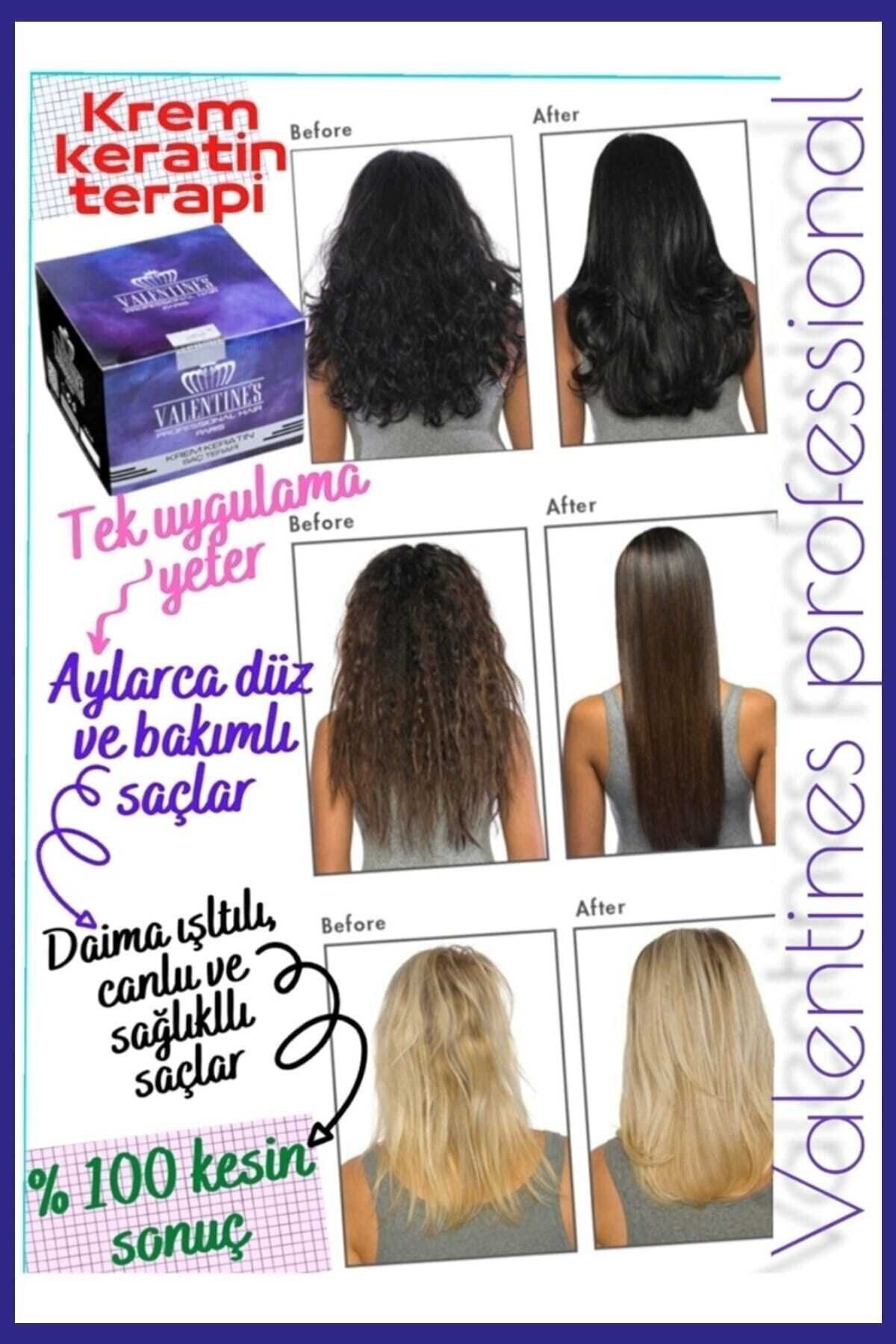 VALENTINES PROFESSIONAL-Miraculous Premium Cream Keratin - Brazilian Blow Dry and Month Lasting Care Silky 7