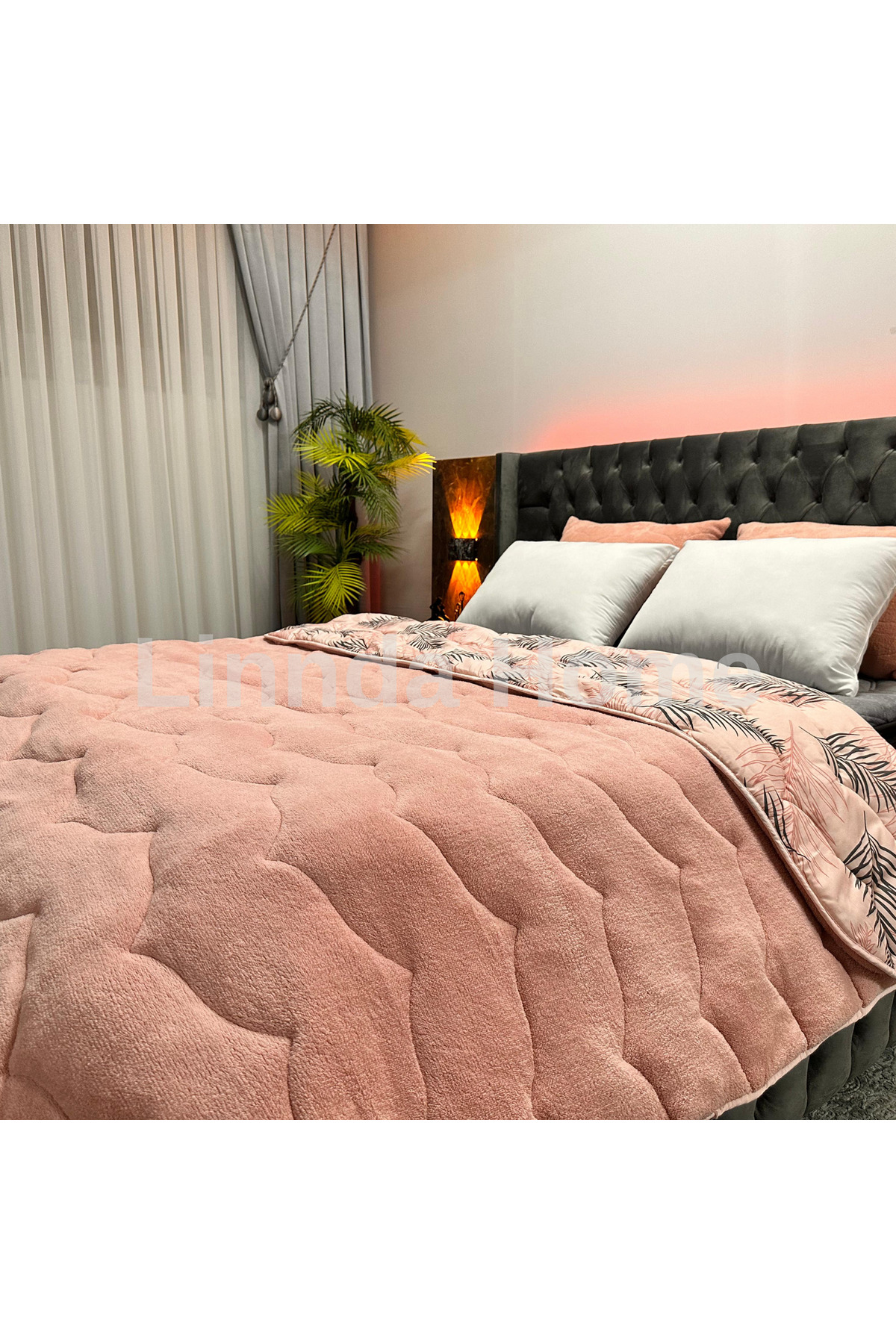 Linnda Home Çift Kişilik Çift Taraflı Welsoft Yorgan