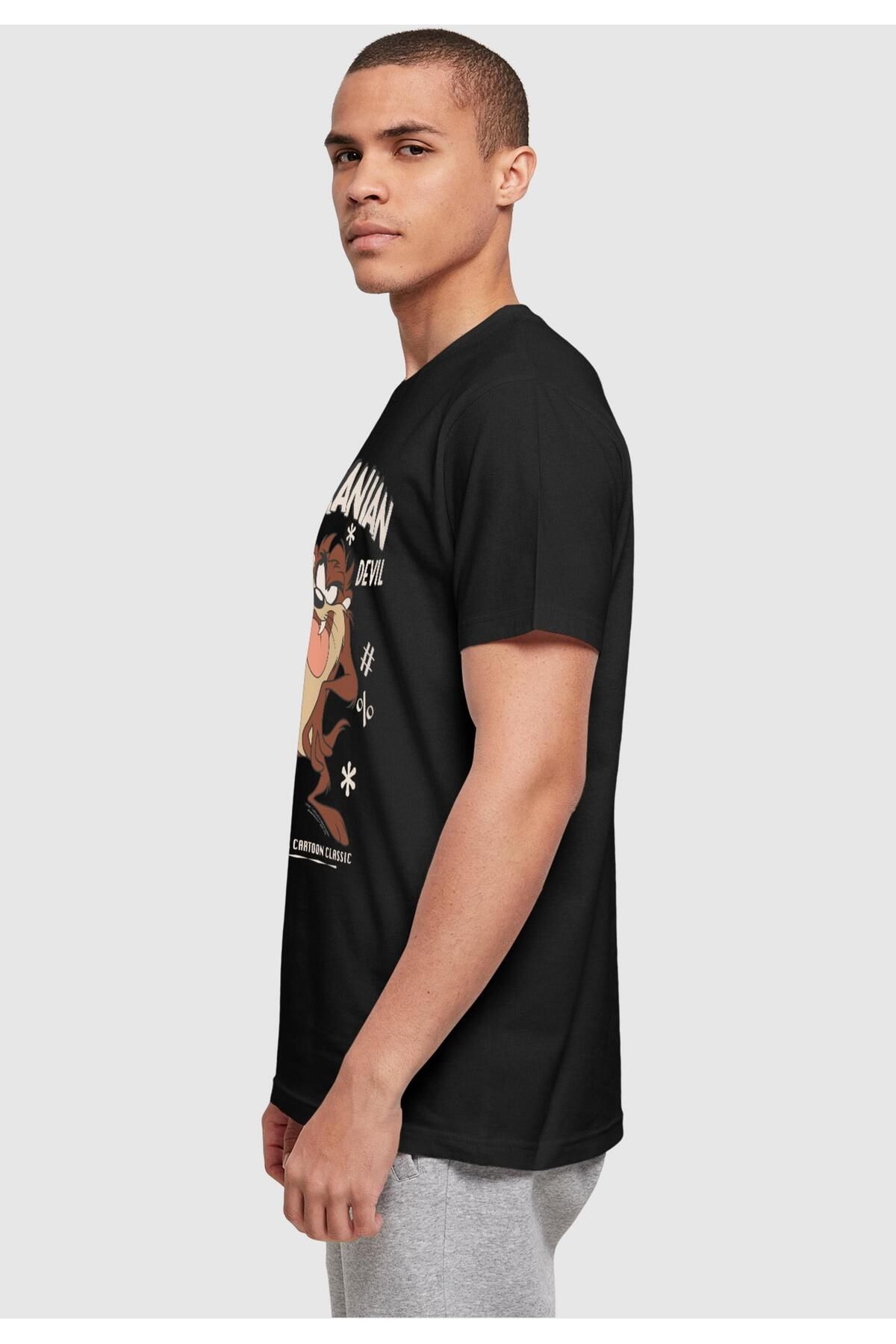 ABSOLUTE CULT-Herren Looney Tunes - Tasmanischer Teufel Basic T-Shirt 4