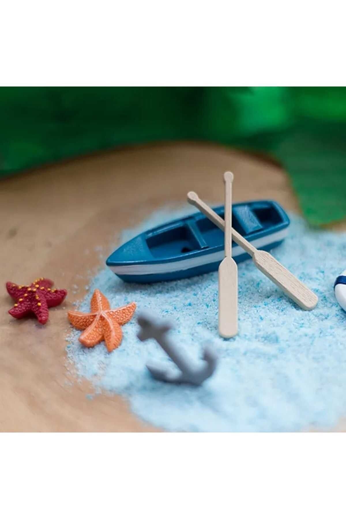 Gemi Set Maket Kürdanlı Cupcake Pasta Süsü Doğum Günü Süsleri Kürdan Süsü